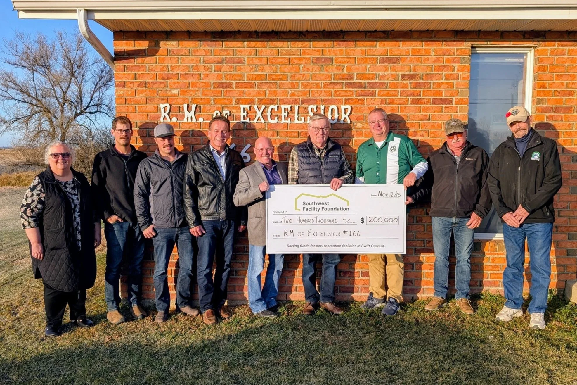 R.M. of Excelsior Commits to Support New Recreation Projects, Taking Total Over $5 Million