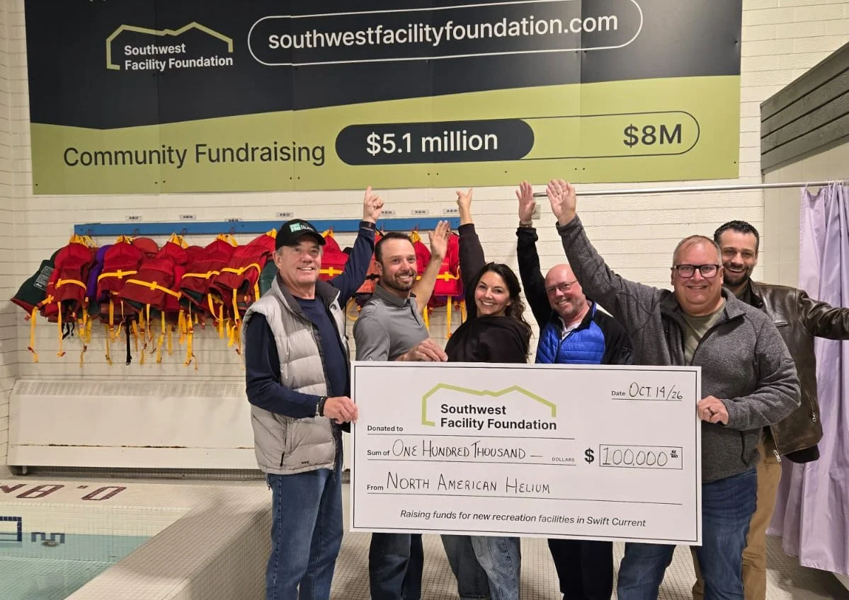 North American Helium Commits $100,000 to New Aquatic Centre as Southwest Helium Industry Takes Off