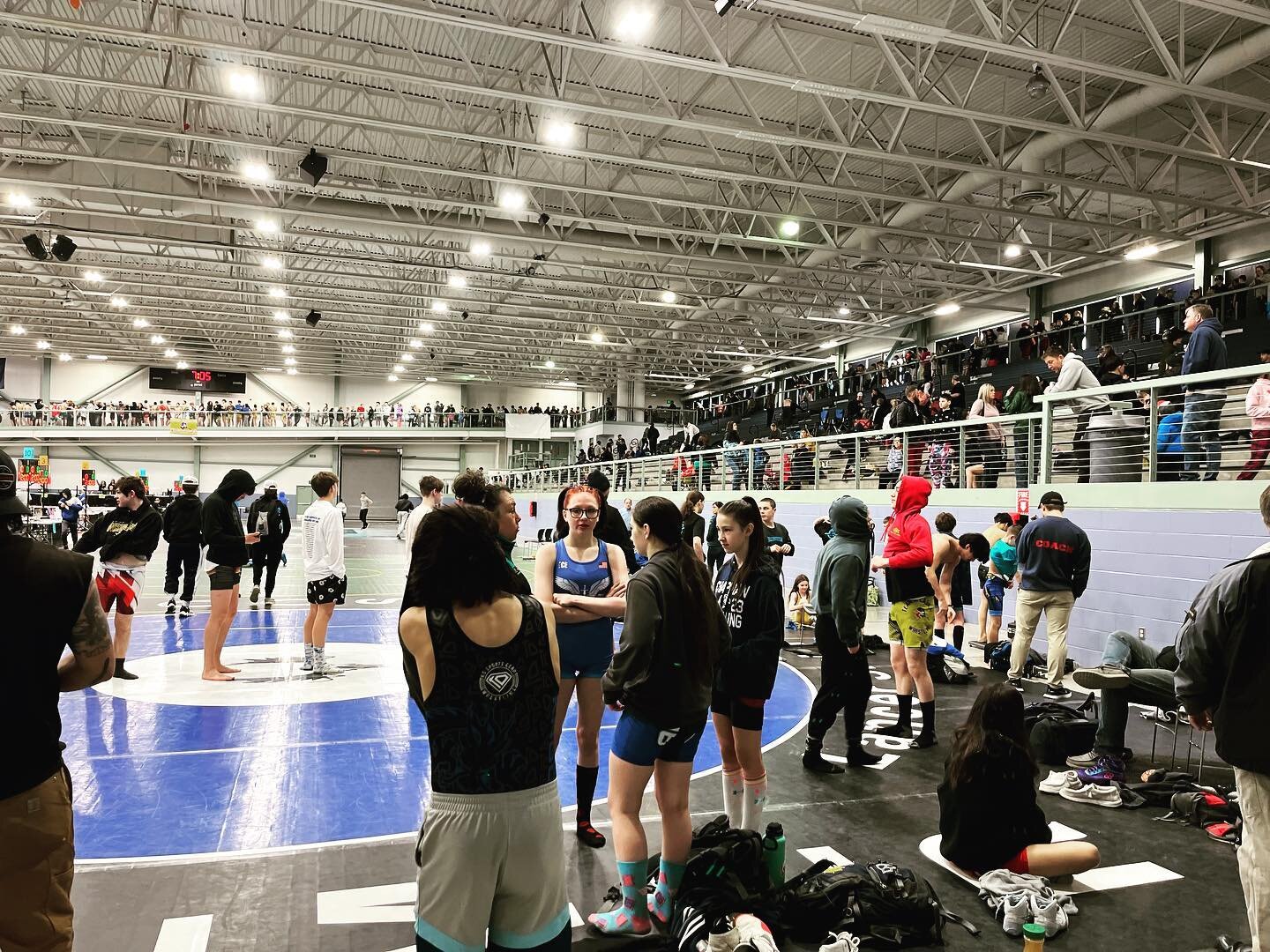 Girls in Wasilla for the Alaska USA state wrestling tournament! Very proud of them - and so fun to see gals from across the state gather on the mats. Alaska makes very good kiddos - and so does wrestling, it seems.