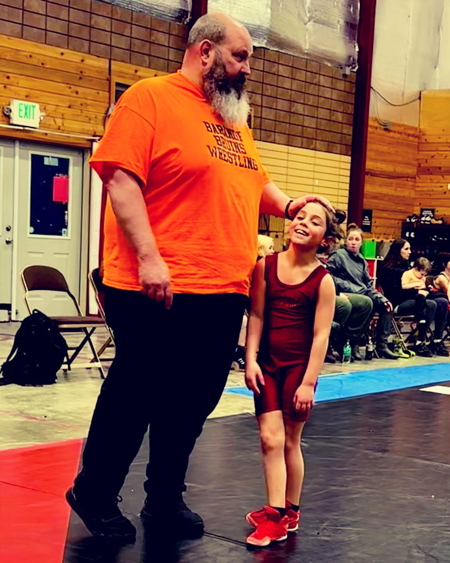 Love this photo - taken by legendary wrestling father @chumtroller - of Haley getting some advice from Coach following a win at Baranof Bruins. 

Both girls prepare for the state tournament in Wasilla next week in freestyle, folk, and Greco-Roman. Th