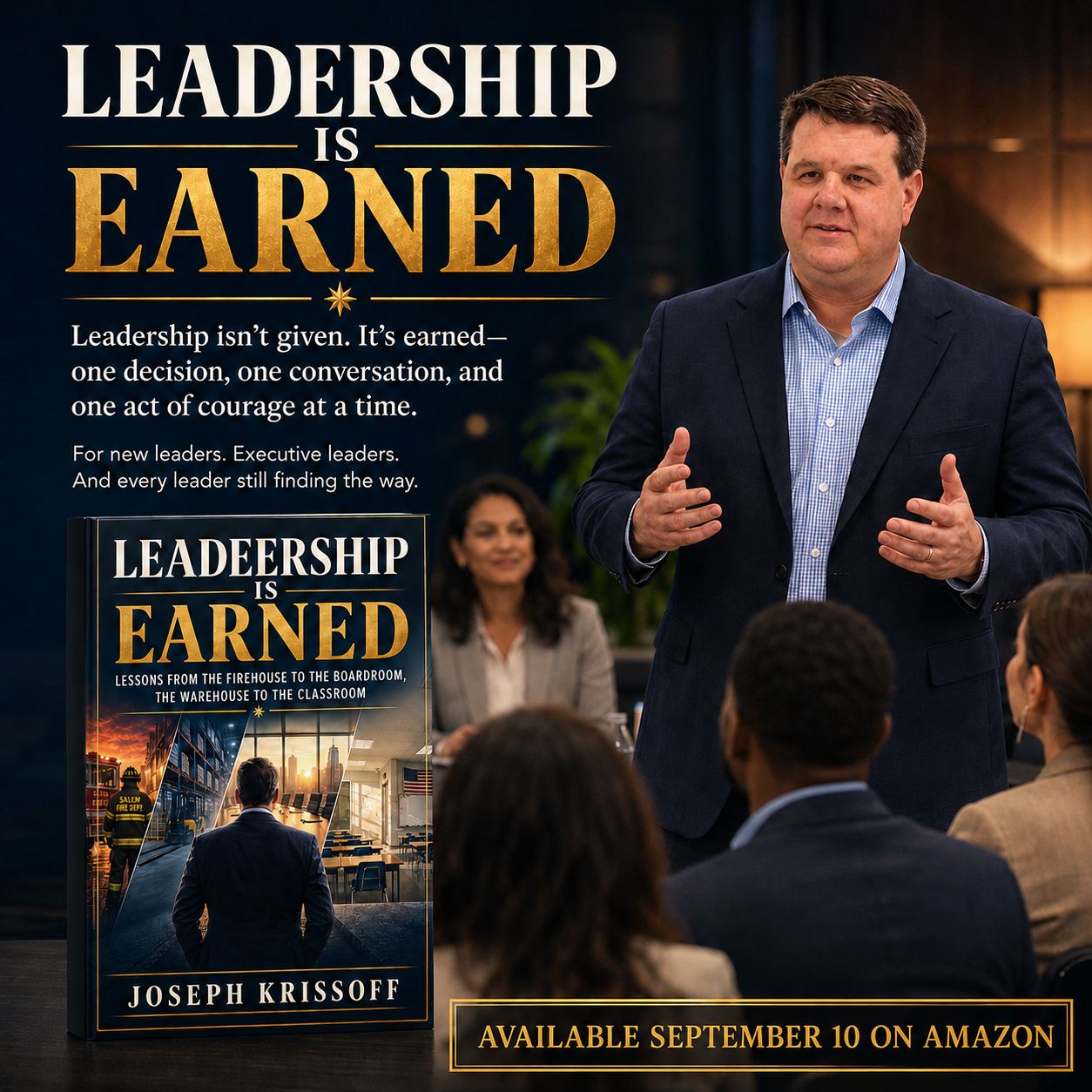 Leadership Is Earned Leadership Book By Joseph Krissoff on Amazon