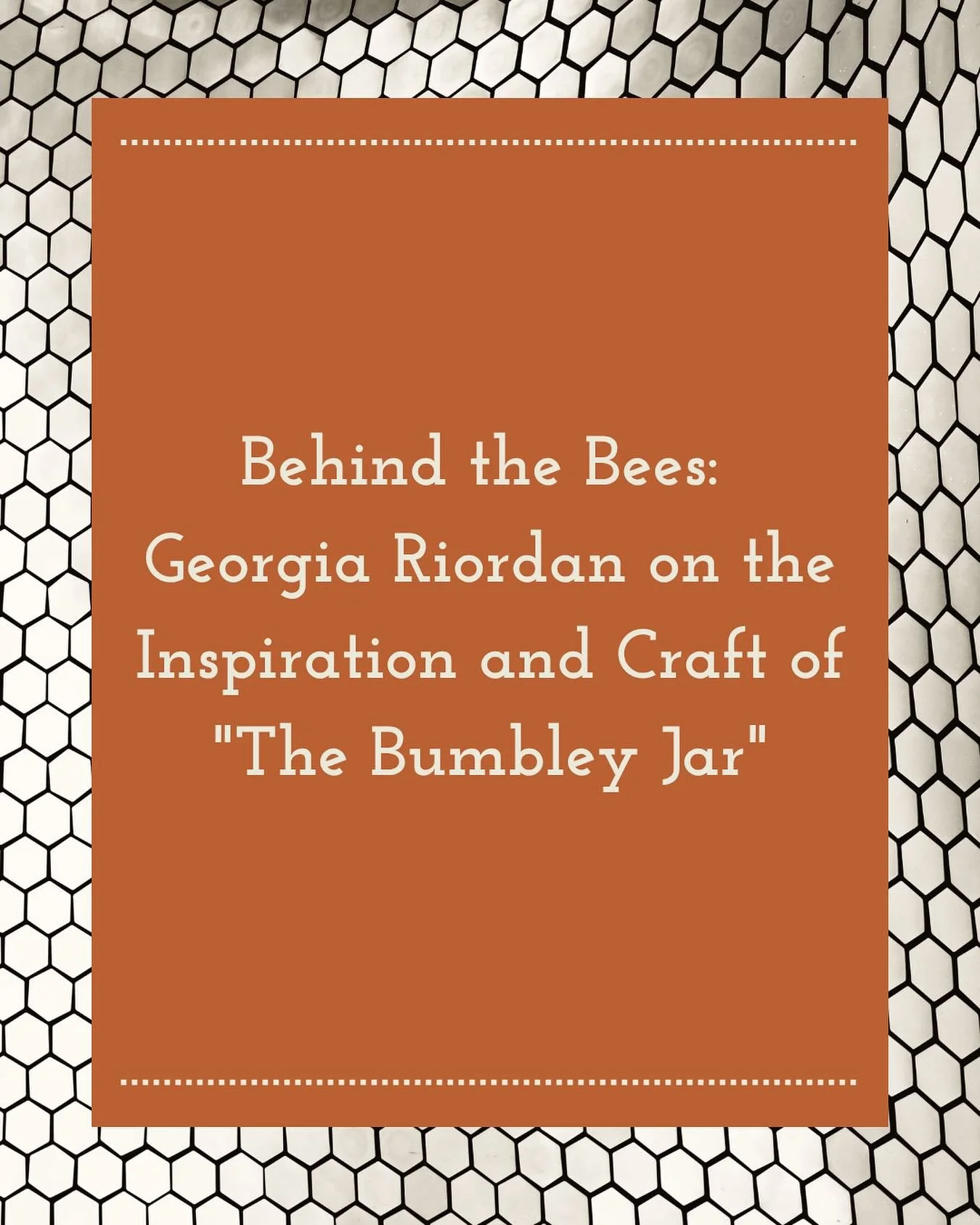 &ldquo;I am terrified of bees. I&rsquo;ve been stung more times by the evil wasp-variants of the world than can be an accident. I didn&rsquo;t want my little girl to be afraid of bees, so I really grappled with how I could make bees &lsquo;magical&rs