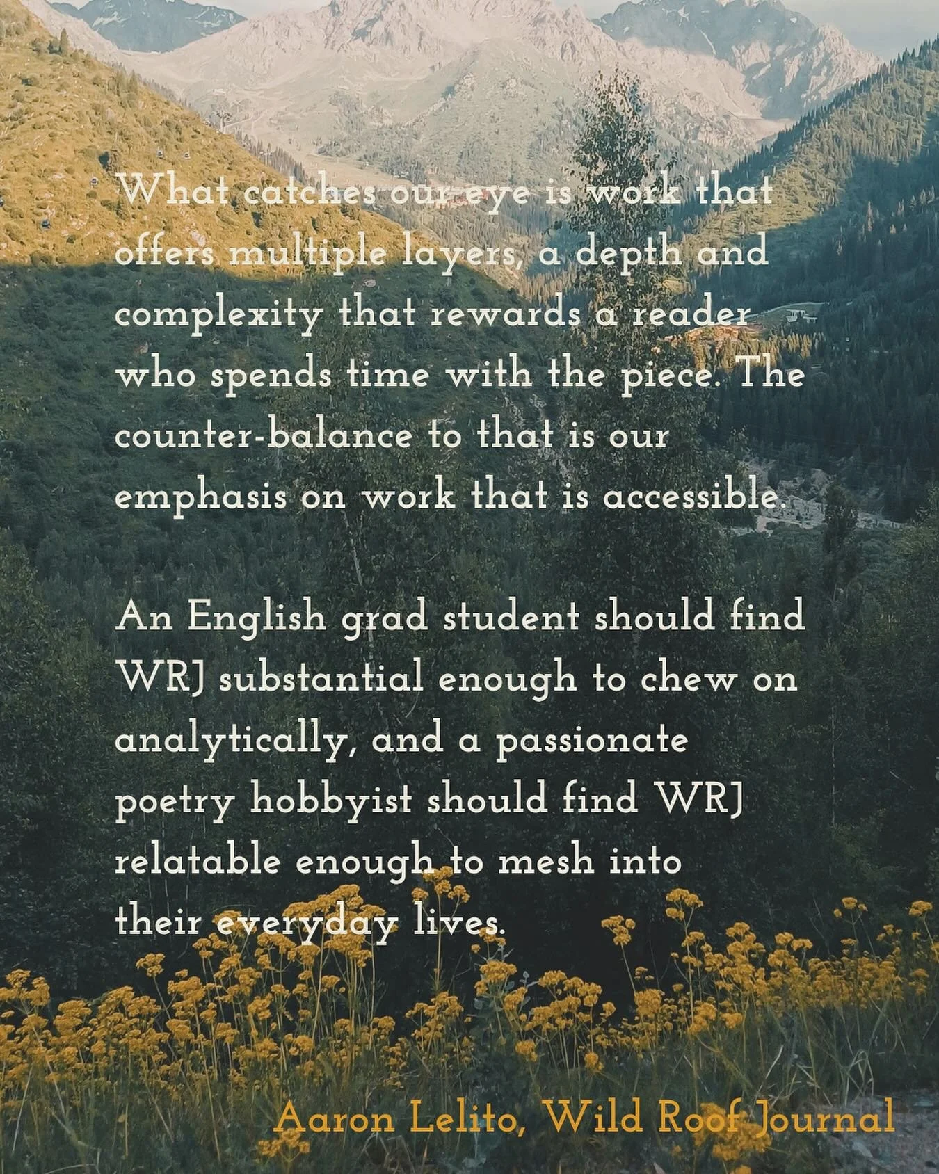 &ldquo;Creativity, and pretty much the whole human experience, is fascinating, weird, and mysterious,&rdquo; writes @aaronlelito of @wildroofjournal 

&ldquo;&hellip;and I do not believe that creative pursuits are separate from the rest of life. I lo