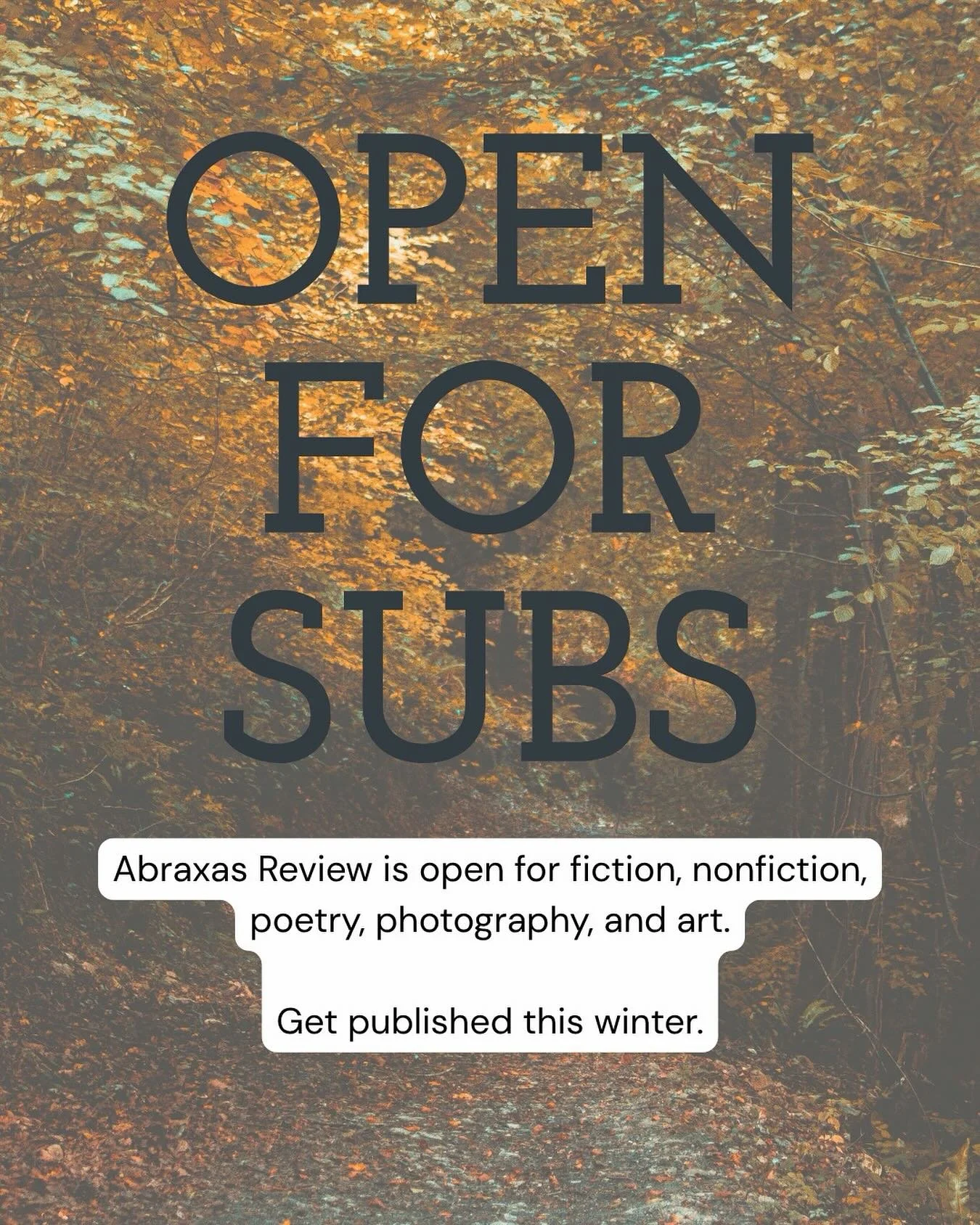 Work that cracks the egg.

Submit today. ✨