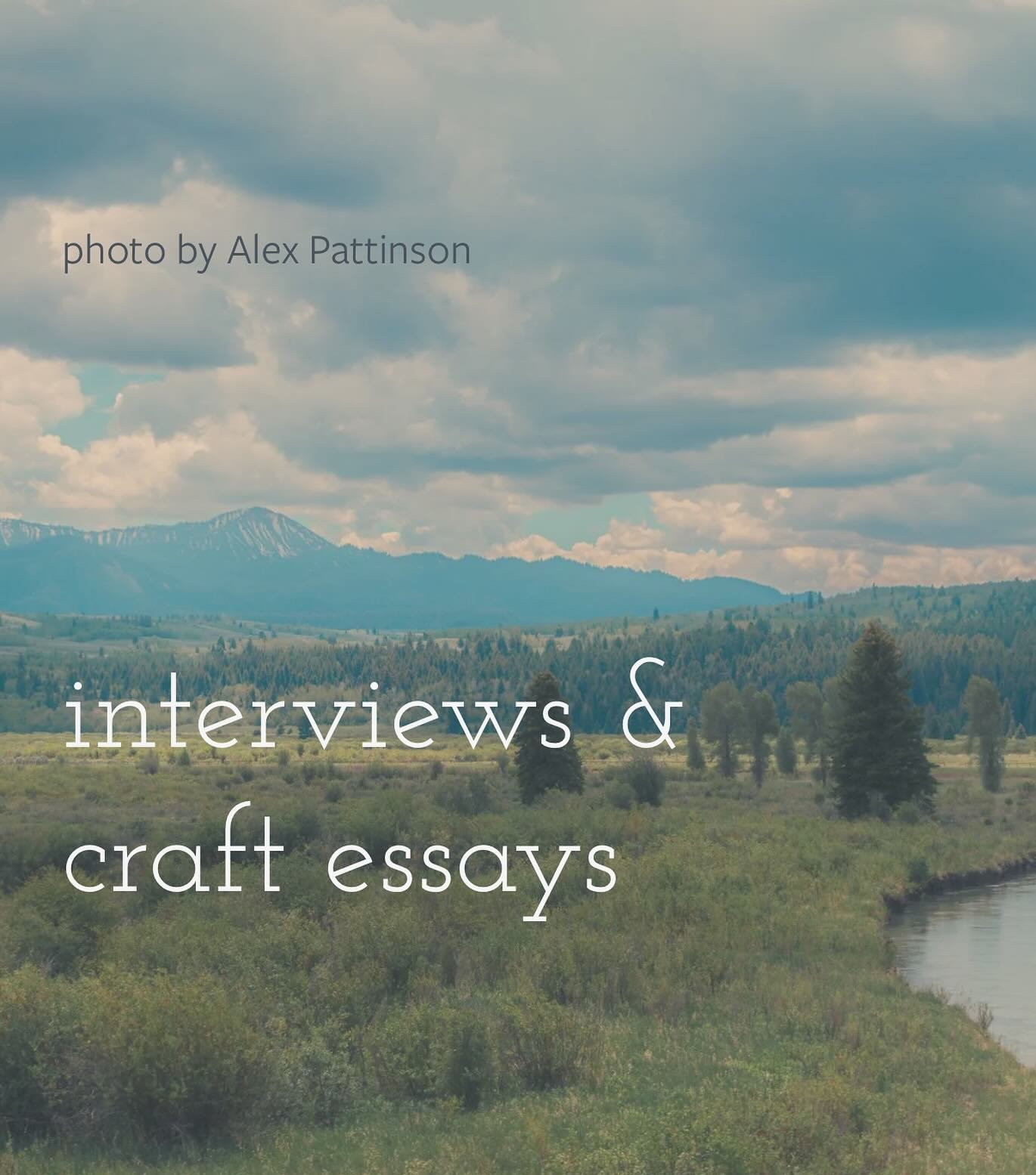 When you publish with us, you get the opportunity to promote your work through an interview or craft essay. We love maintaining relationships with the writers and artists we work with. Check out the Interviews and Craft Essays page on our site &mdash