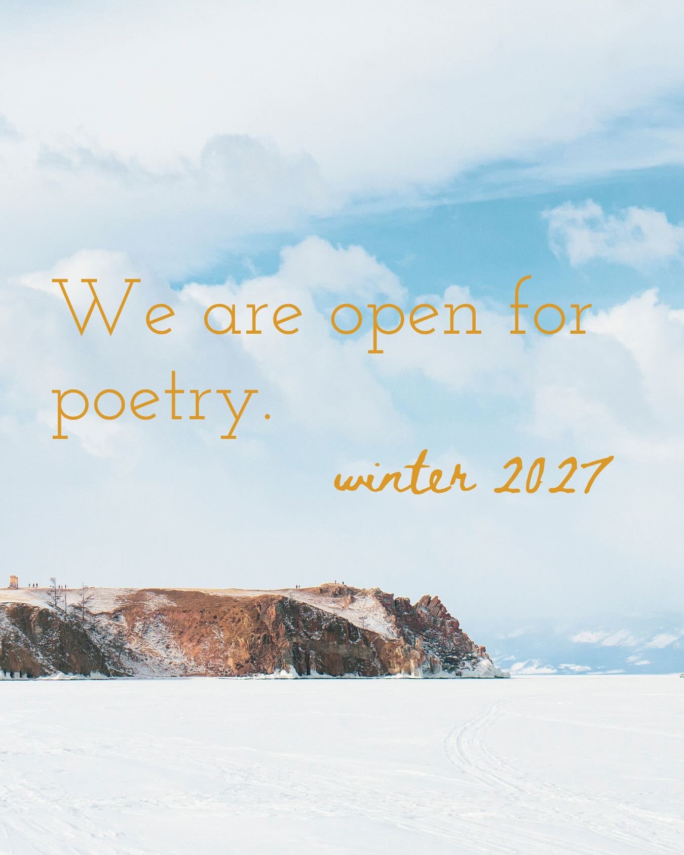 POETRY is open until November 30! Submit for a chance to be included in issue 4 of Abraxas.