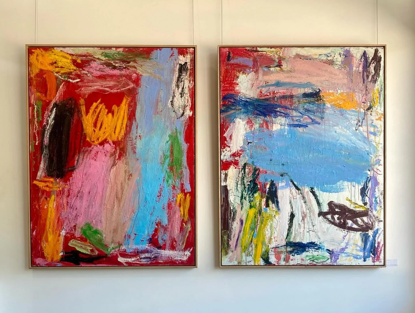 The wonderful bold and textured paintings by artist Jeremy Faulkner