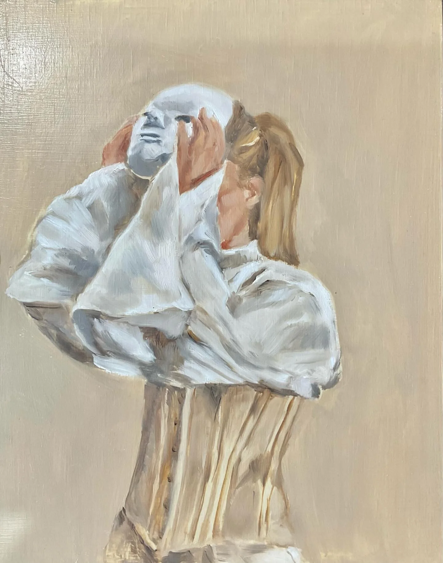 2 beautiful little Cedar Jeffs paintings have arrived at the gallery today  36 x 28 cm