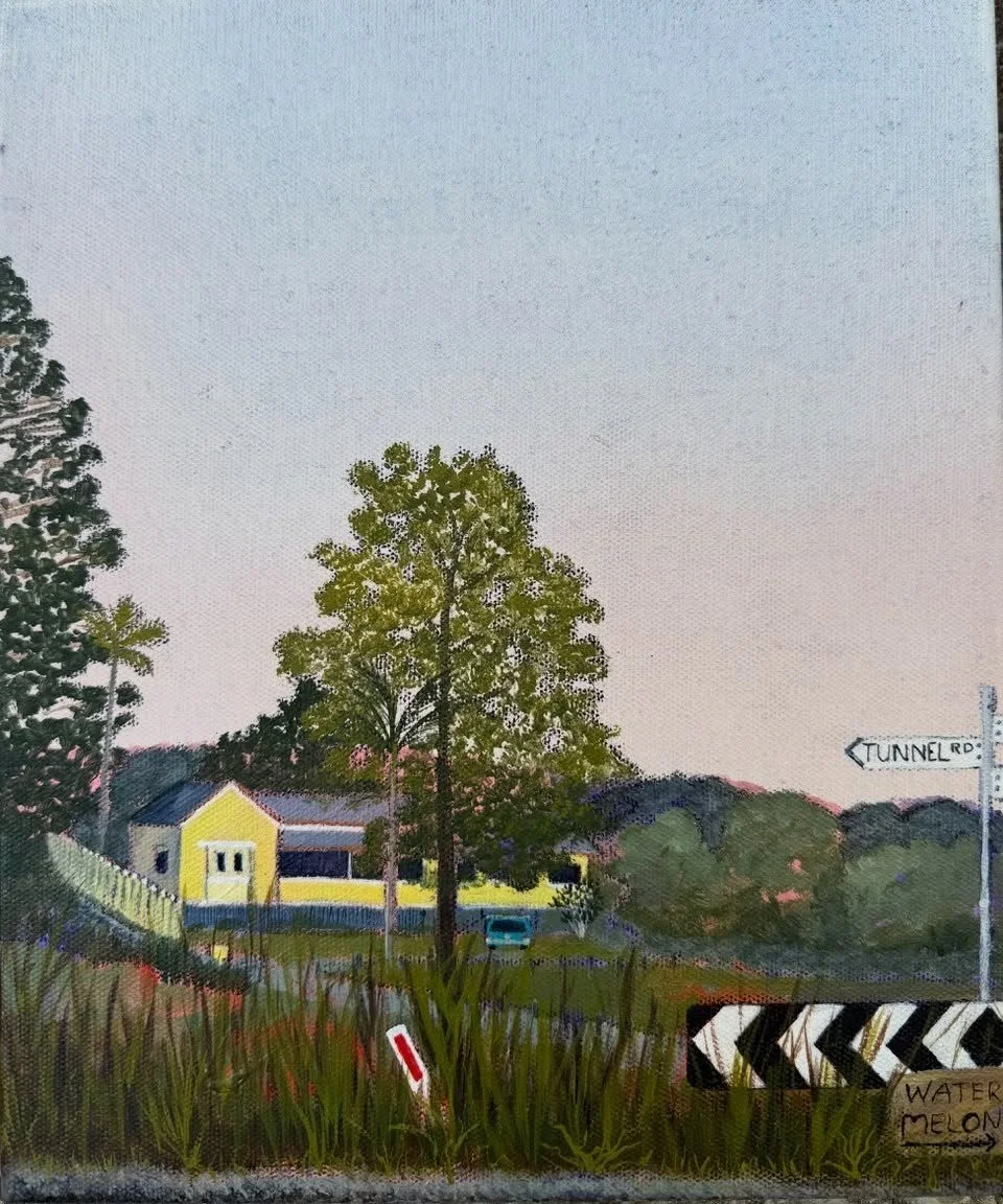 Small and beautiful paintings of the Byron Bay hinterland by Melinda Blair Paterson