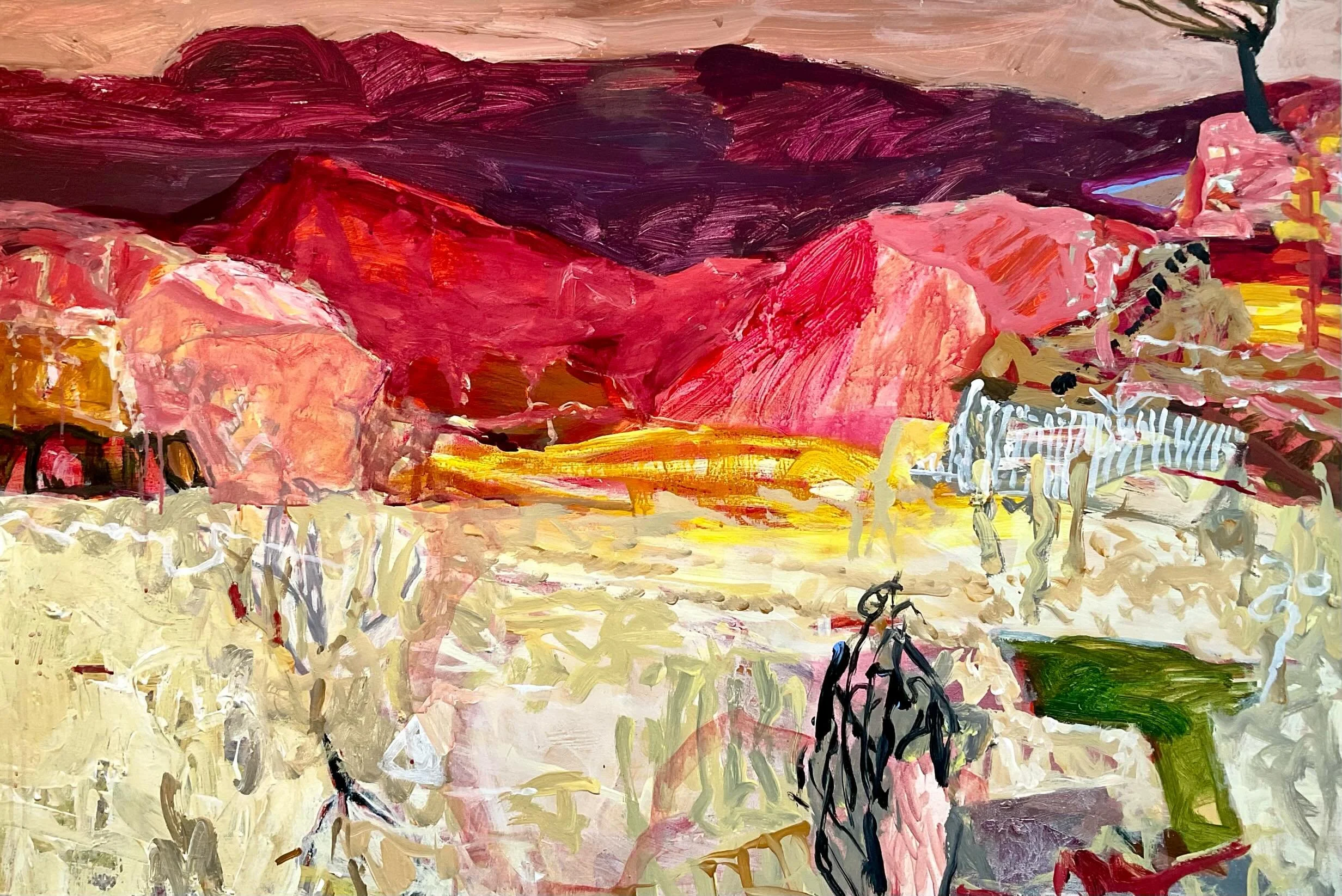 &ldquo;Traces of Light&rdquo; by Leigh Camilleri 81 x 122 cm