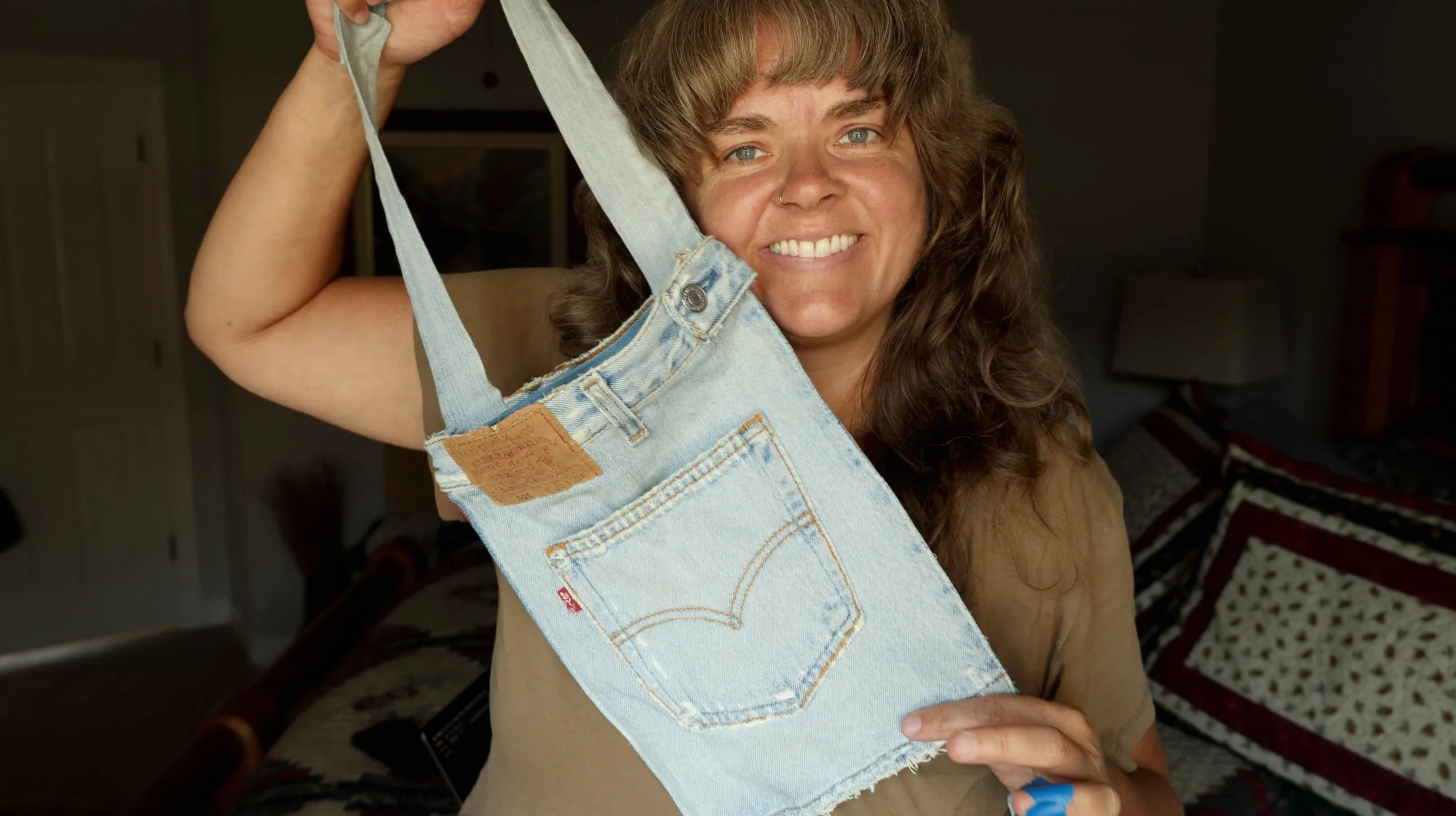I Turned My Old Jeans Into a Purse…Then Remade It 30 Years Later