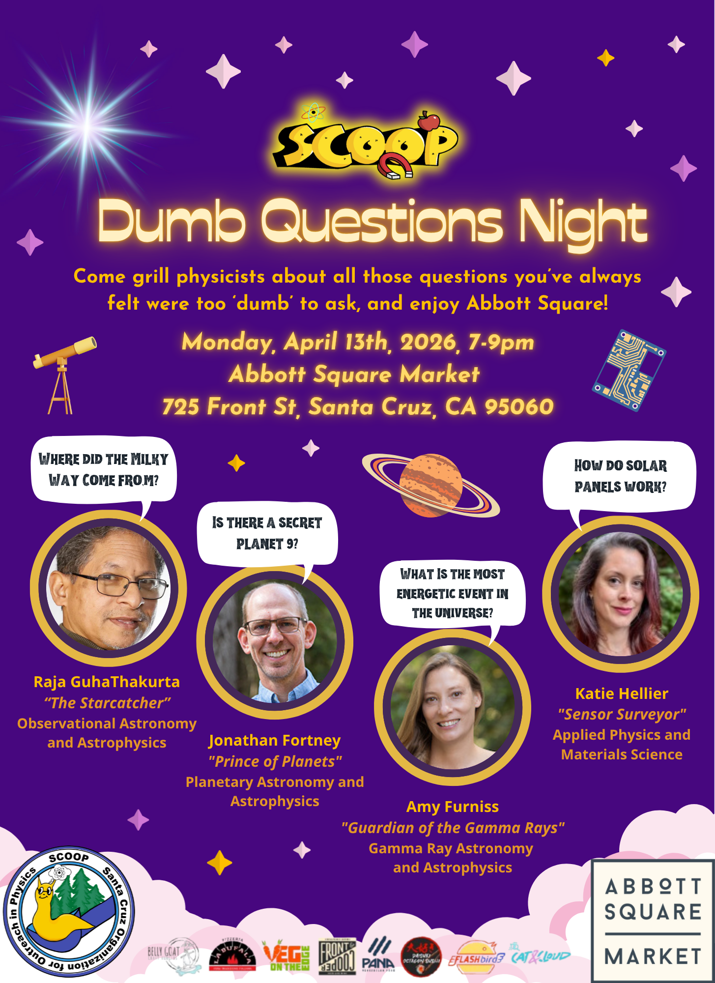 SCOOP presents Dumb Questions Night