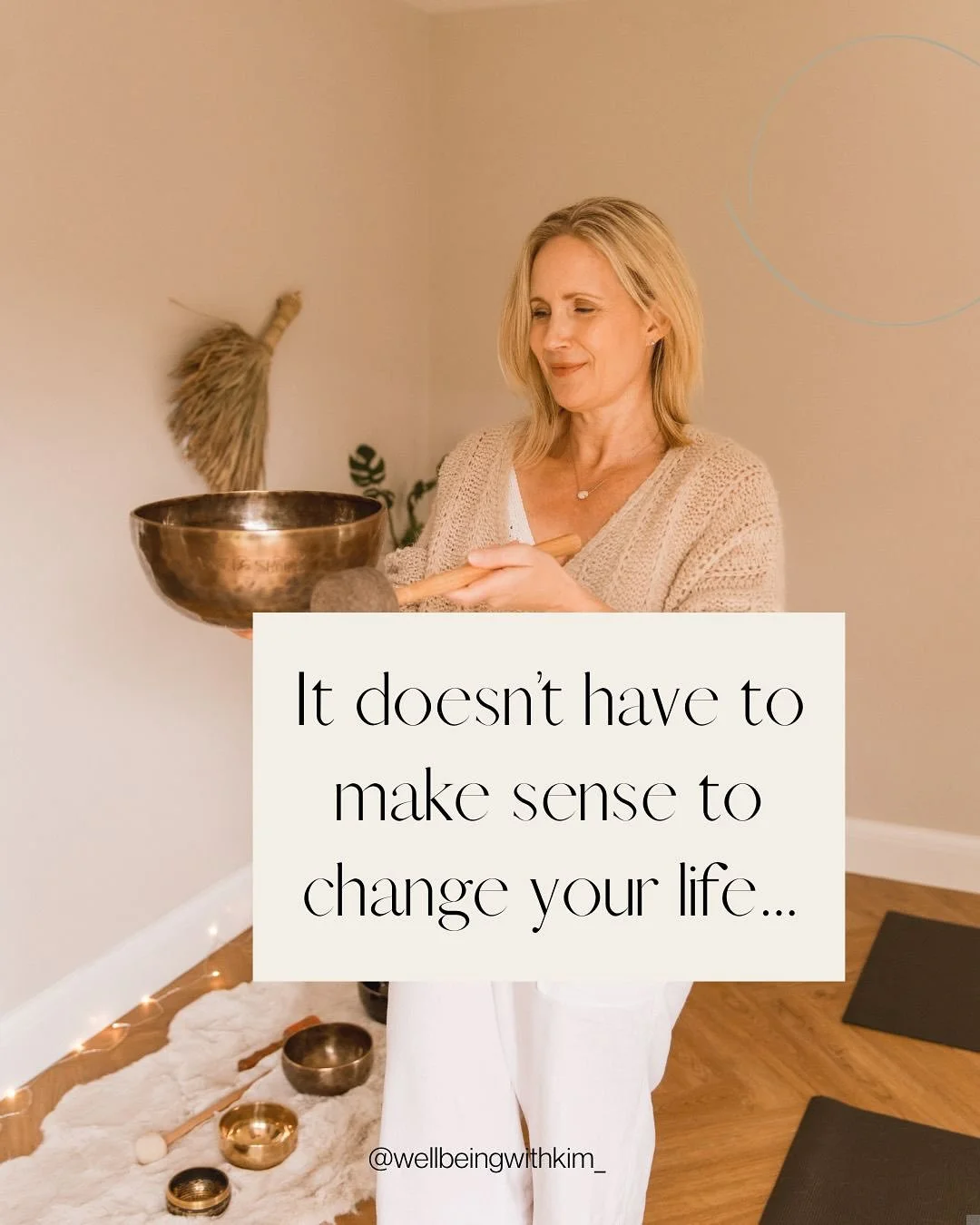 It doesn&rsquo;t have to make sense to change your life.

Because life is not a straight line but an unfoldment that is full of twists, turns, lessons, joys and blessings.

What I&rsquo;ve learnt is this:-
 - Fear is the destroyer of dreams - You don