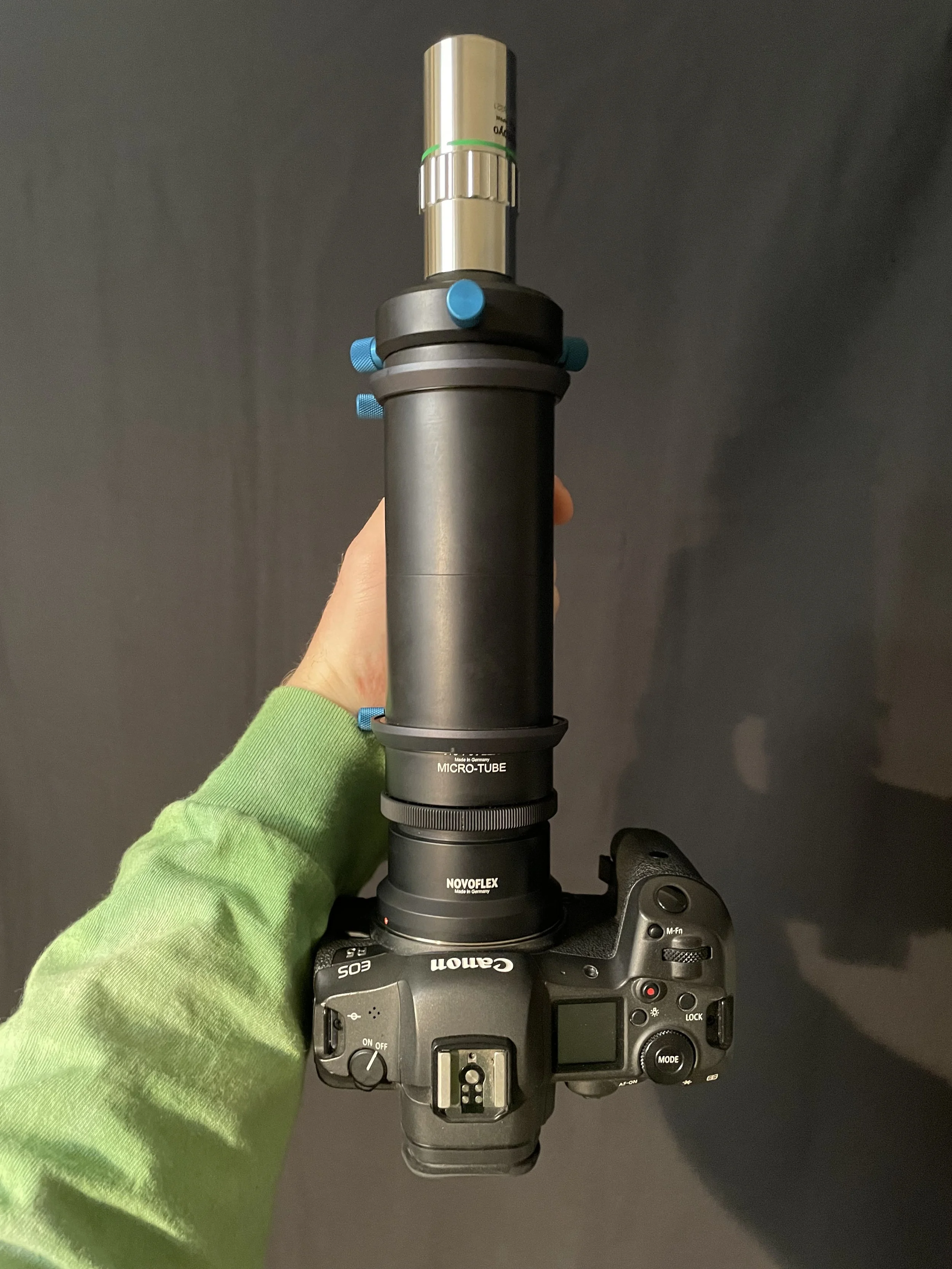  Canon R5, Novoflex adapter+tube, Mitutoyo 20x 