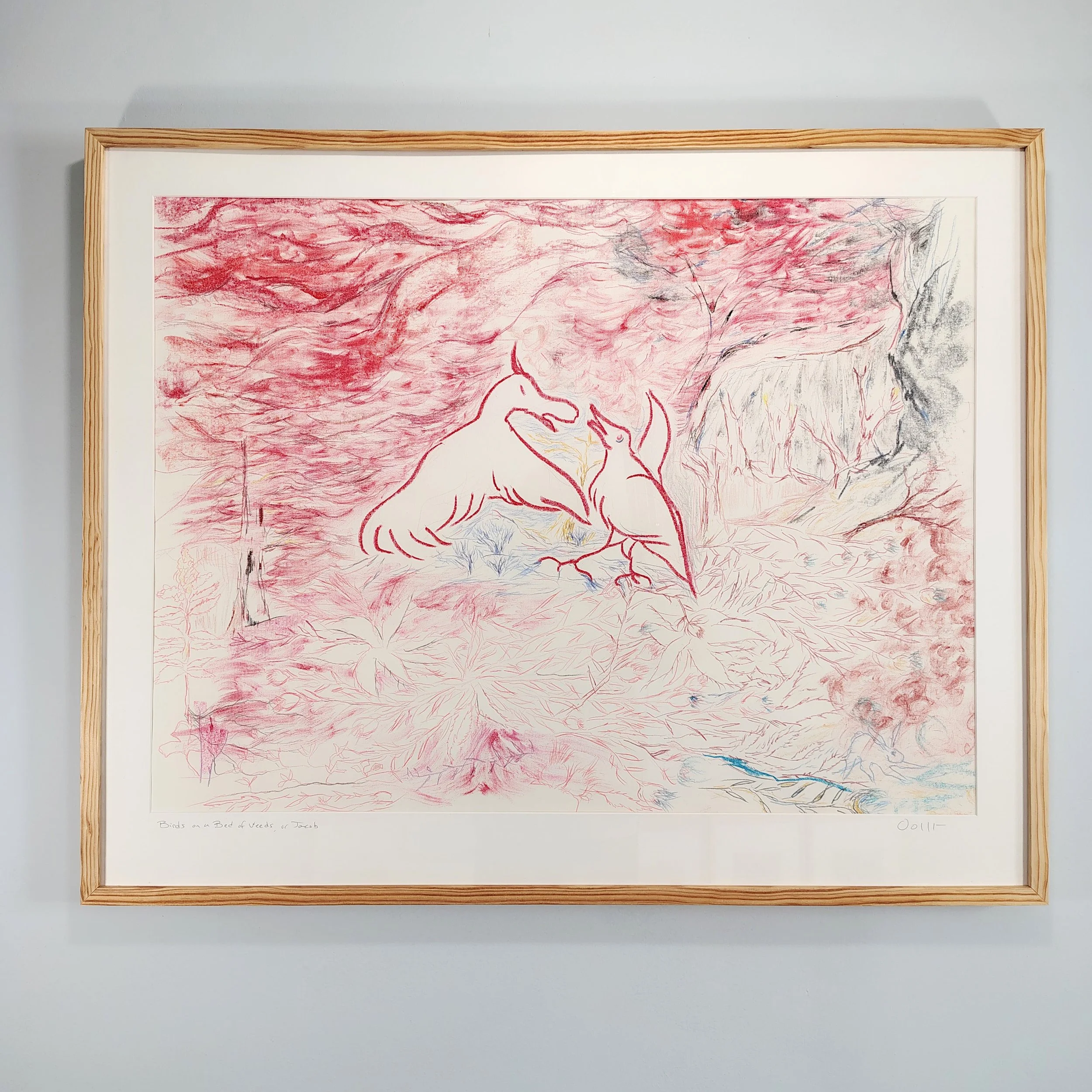 Birds on a Bed of Weeds, or Jacob