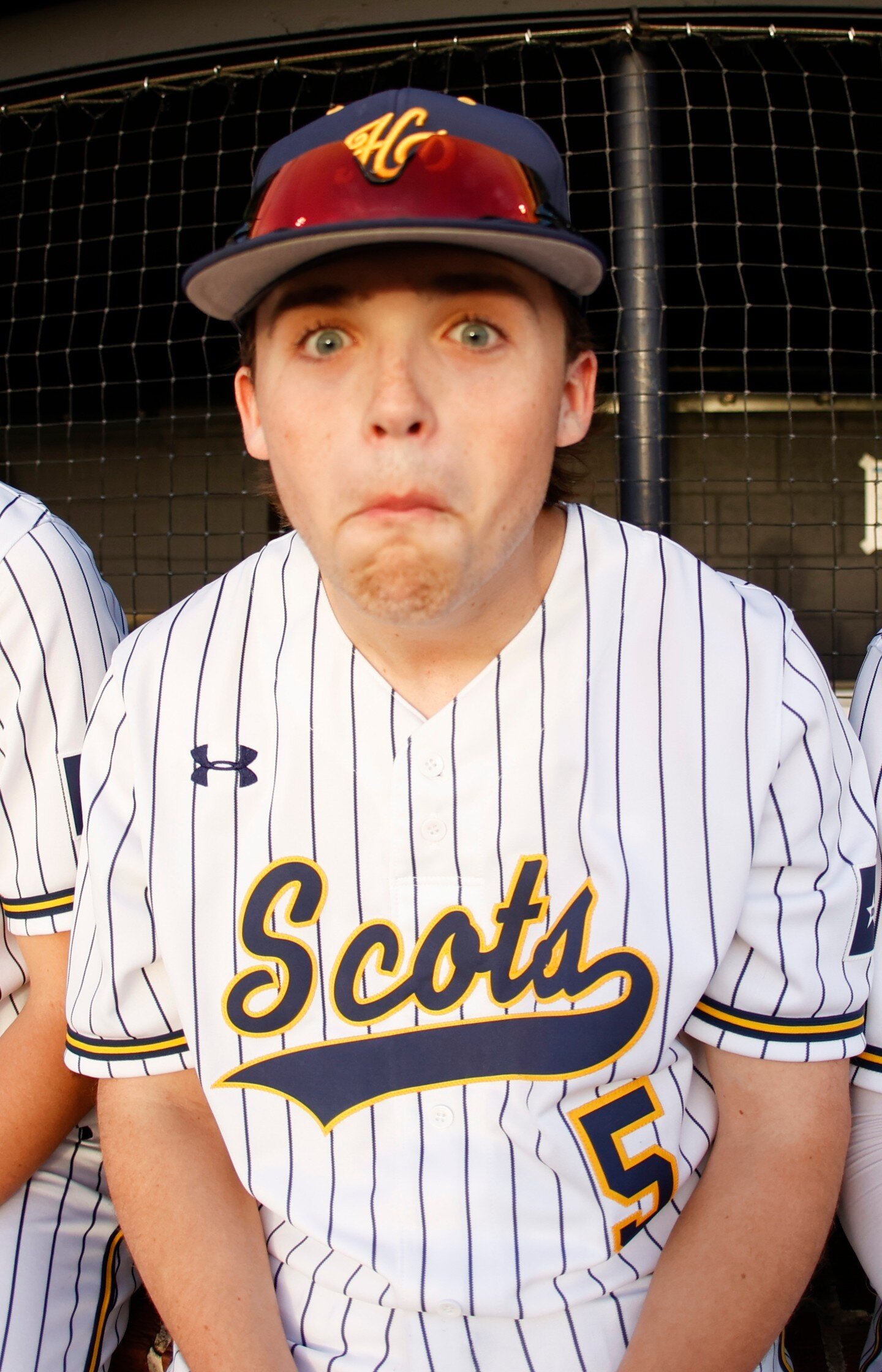 Gameday home Scots Varsity Baseball vs Richardson Eagles at 7:30pm tonight. Come out and see this expression and watch senior Jack Wall continue his hot streak of getting on base. He went 2-2 w/ 2 RBI's, and had 2 walks in the Scots 12-1 win vs MacAr