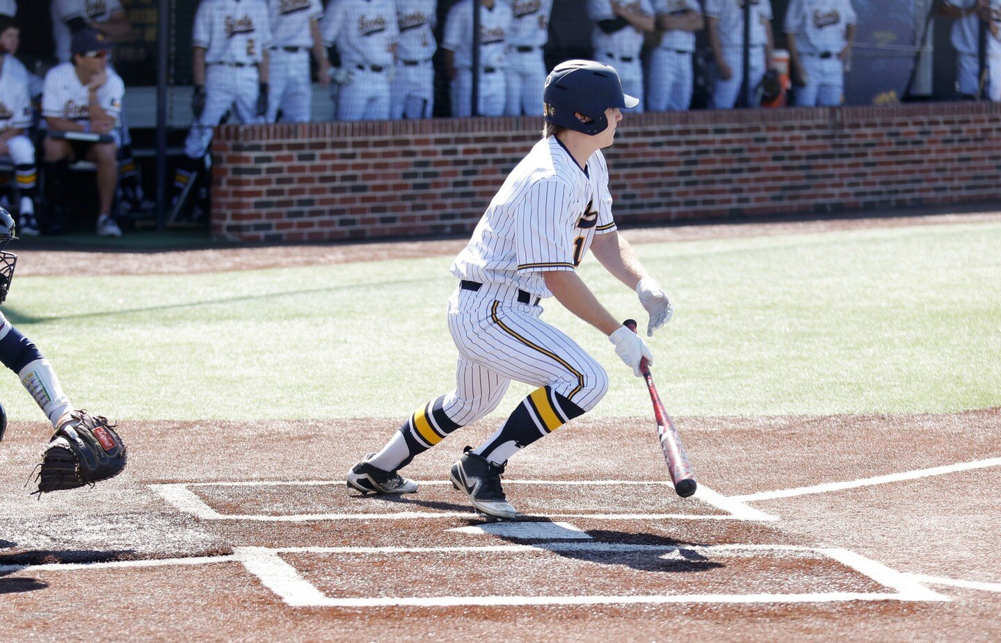 Nice win for the Scots last night over the Berkner Rams 10-0. Senior's Judge Ellis and Matthew Horner joined the hit parade bringing offense to the Scots. Senior Ben Woodward put down an excellent bunt scoring two runs. The Scots next game is at home