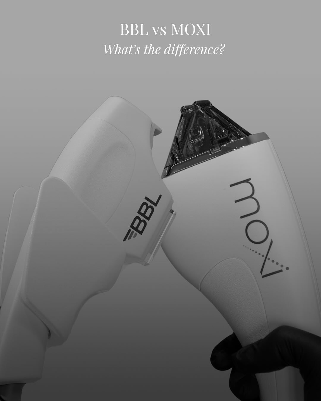 BBL or MOXI &mdash; not sure which one is right for you? 

You&rsquo;re not alone. Swipe to see the key difference and find your best treatment!