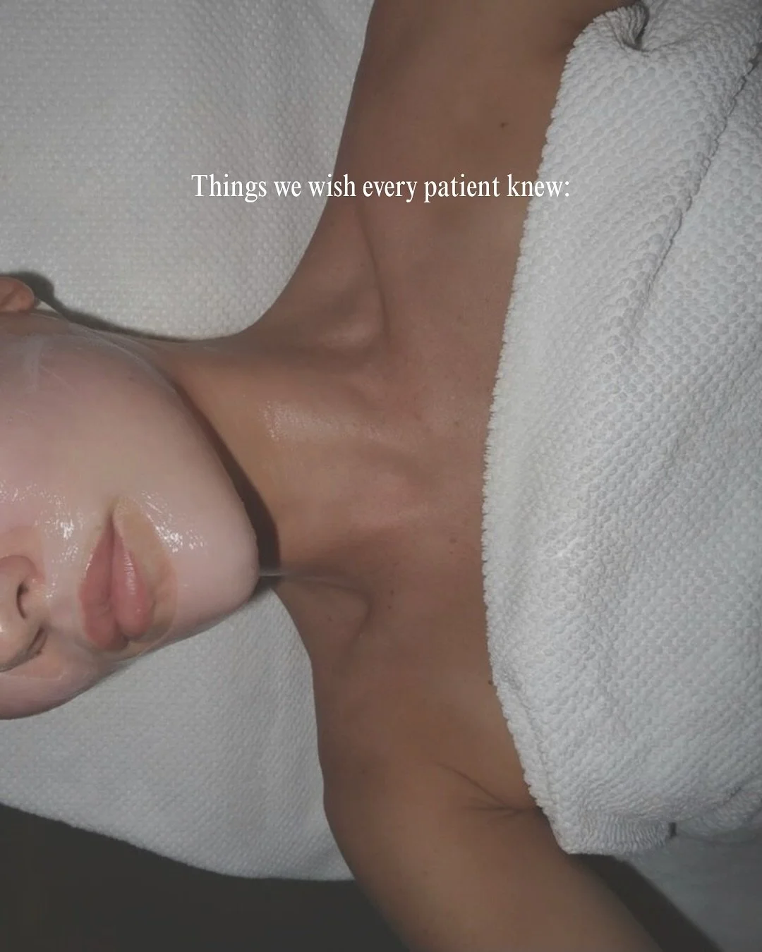 A few things worth saying out loud. 

No judgment here, just real talk from your skin experts.