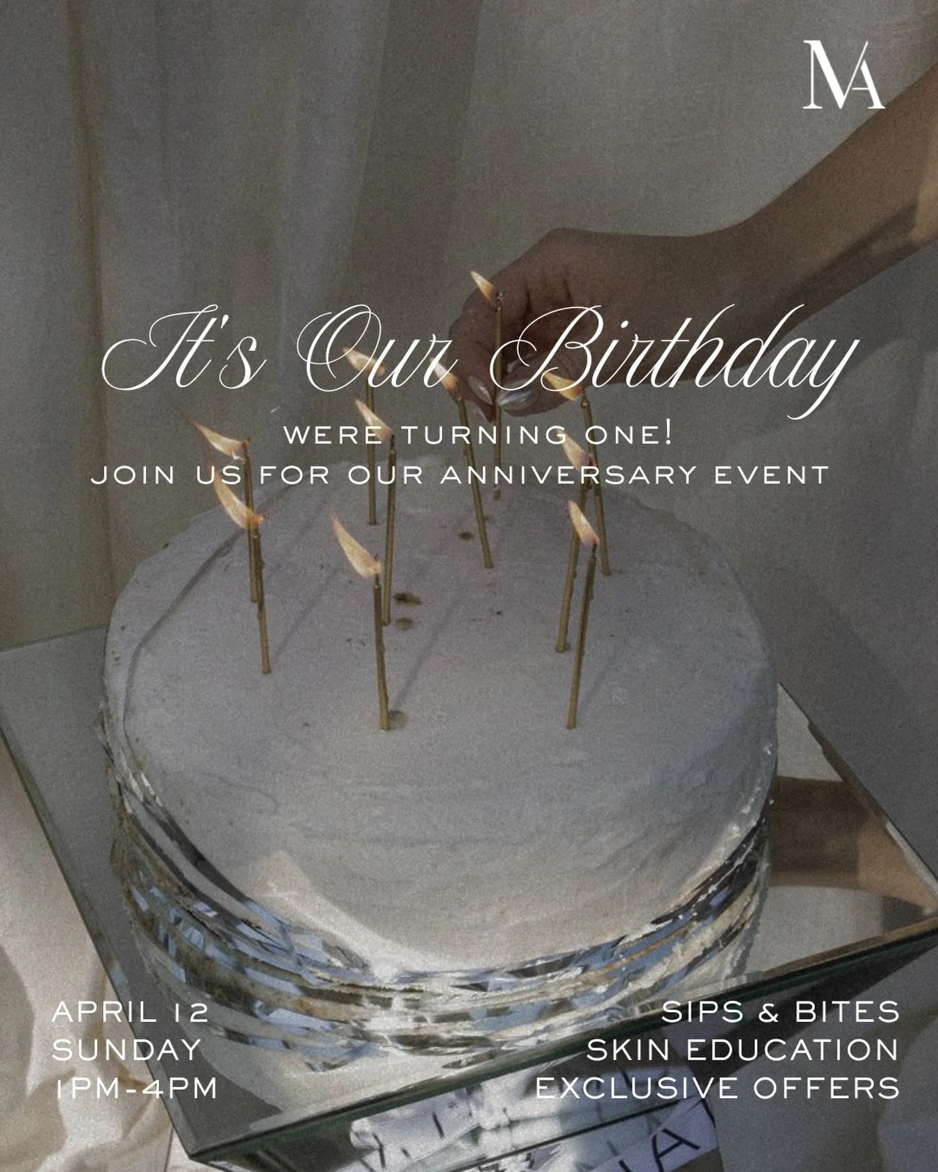 ✨ We&rsquo;re turning ONE! ✨

We&rsquo;re so excited to celebrate our first year at Method Aesthetics, and we&rsquo;d love for you to join us. This is a one-day, in-clinic anniversary event on April 12th from 1&ndash;4 PM, with exclusive treatment pr