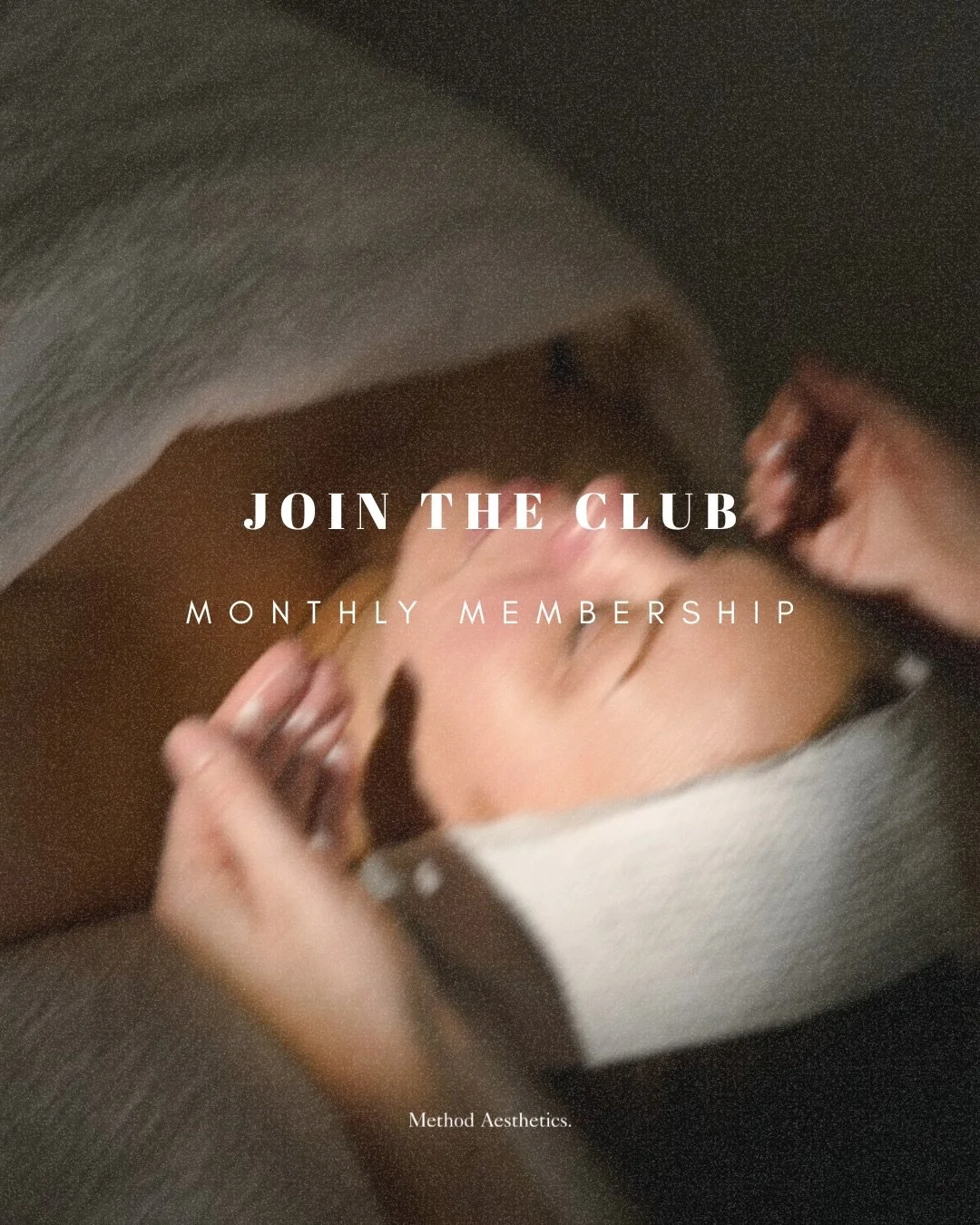 Consistency matters when it comes to skin.

We&rsquo;re excited to introduce the Method Membership. A monthly 45 minute facial focused on maintaining skin health. Each appointment includes a thorough cleanse, gentle exfoliation to refine texture, a c