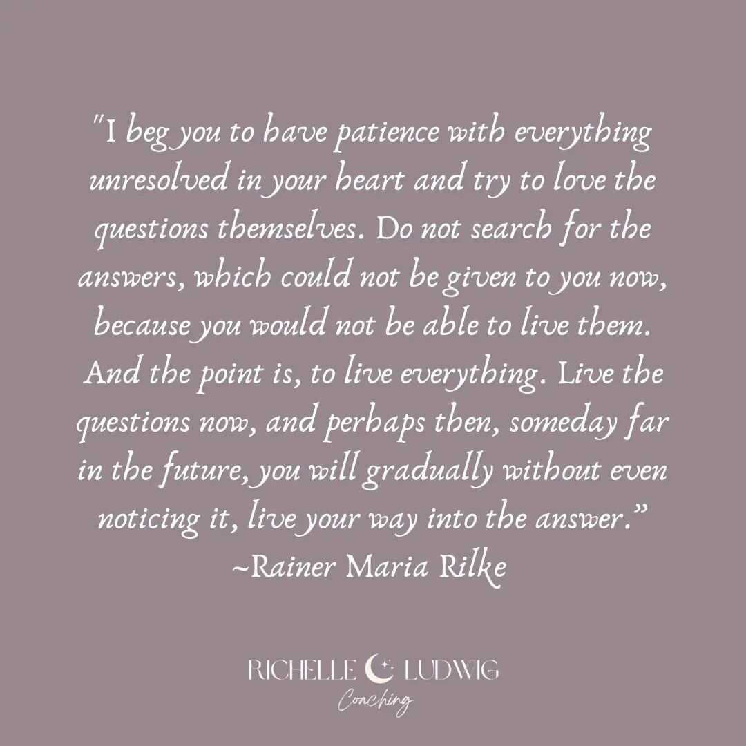 I have found the liminal space a potent container in which to practice releasing what we thought we knew, open to curiosity and accept not knowing the answers. To even stop seeking the answers in the way of certainty, but rather to stay with the ques