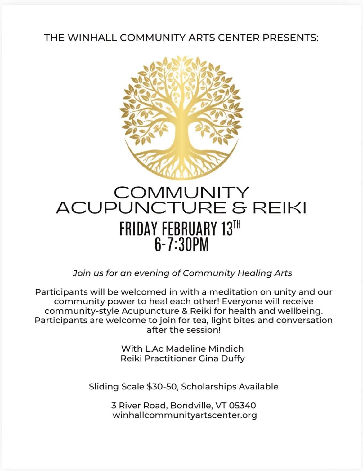 Community Acupuncture & Reiki