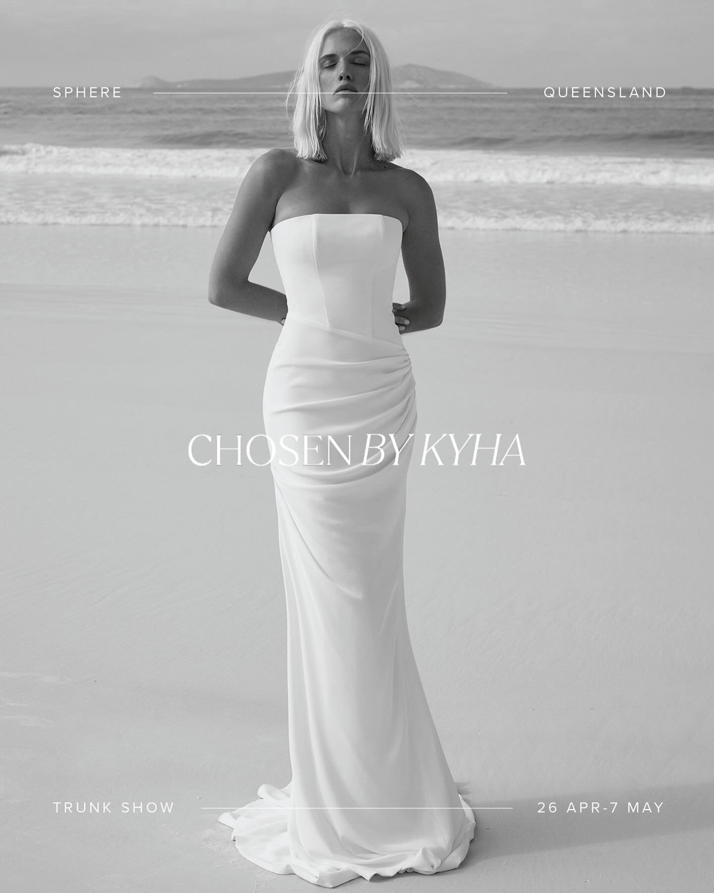 CHOSEN BY KYHA TRUNK SHOW &mdash;&mdash; Launching 13 new @chosenbykyha styles in our Queensland gallery with the new Spring &lsquo;25 collection, Alter Ego. In store 26TH APRIL - 7TH MAY, be one of the first and few to try-on and order from the new 