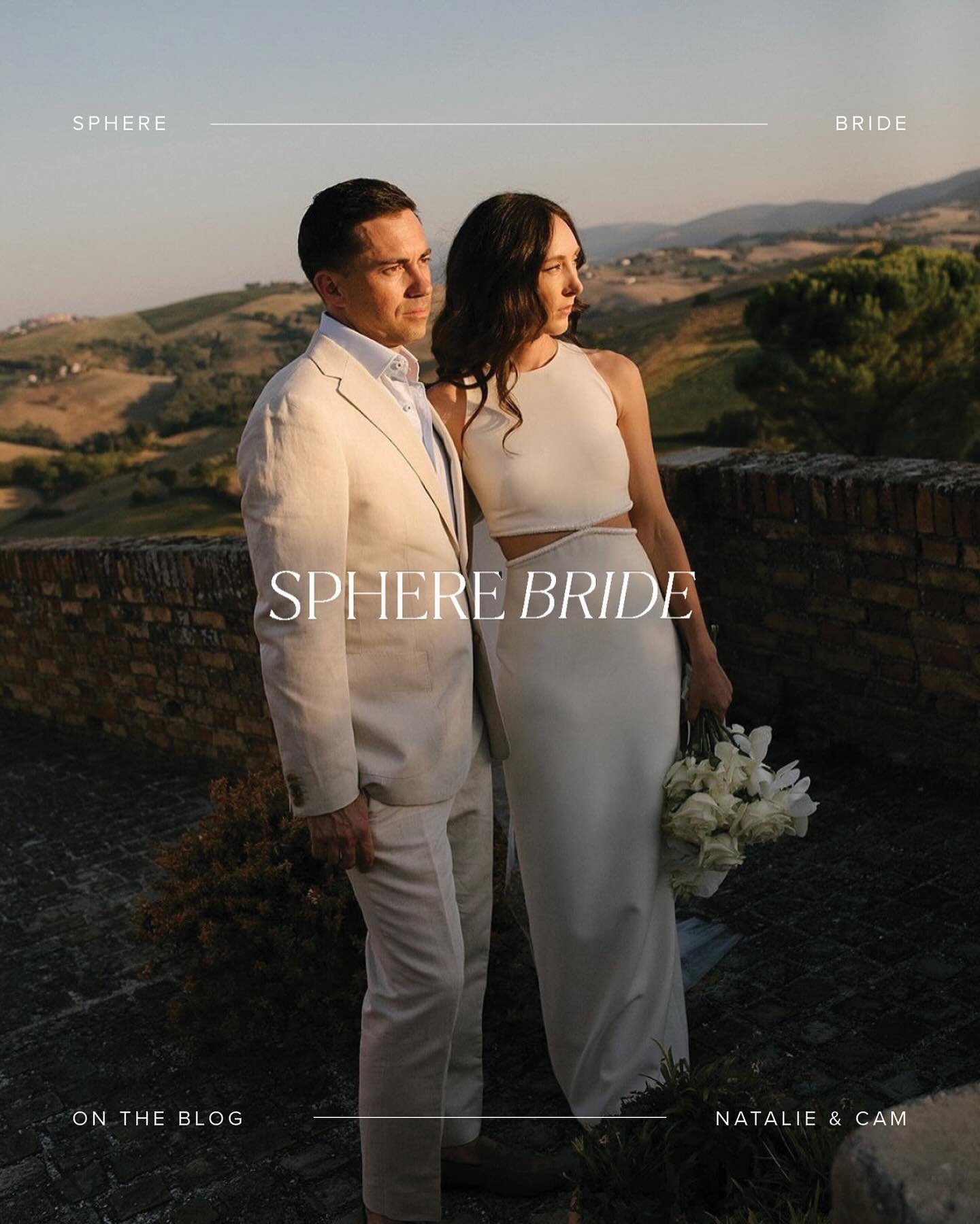 ON THE BLOG &mdash;&mdash; Poetically intimate nuptials amongst an ancient Italian village with bride Natalie in the ever chic @sophieetvoilabridal Glenda dress from our Sydney boutique. See the full gallery and vendor details, or book an appointment