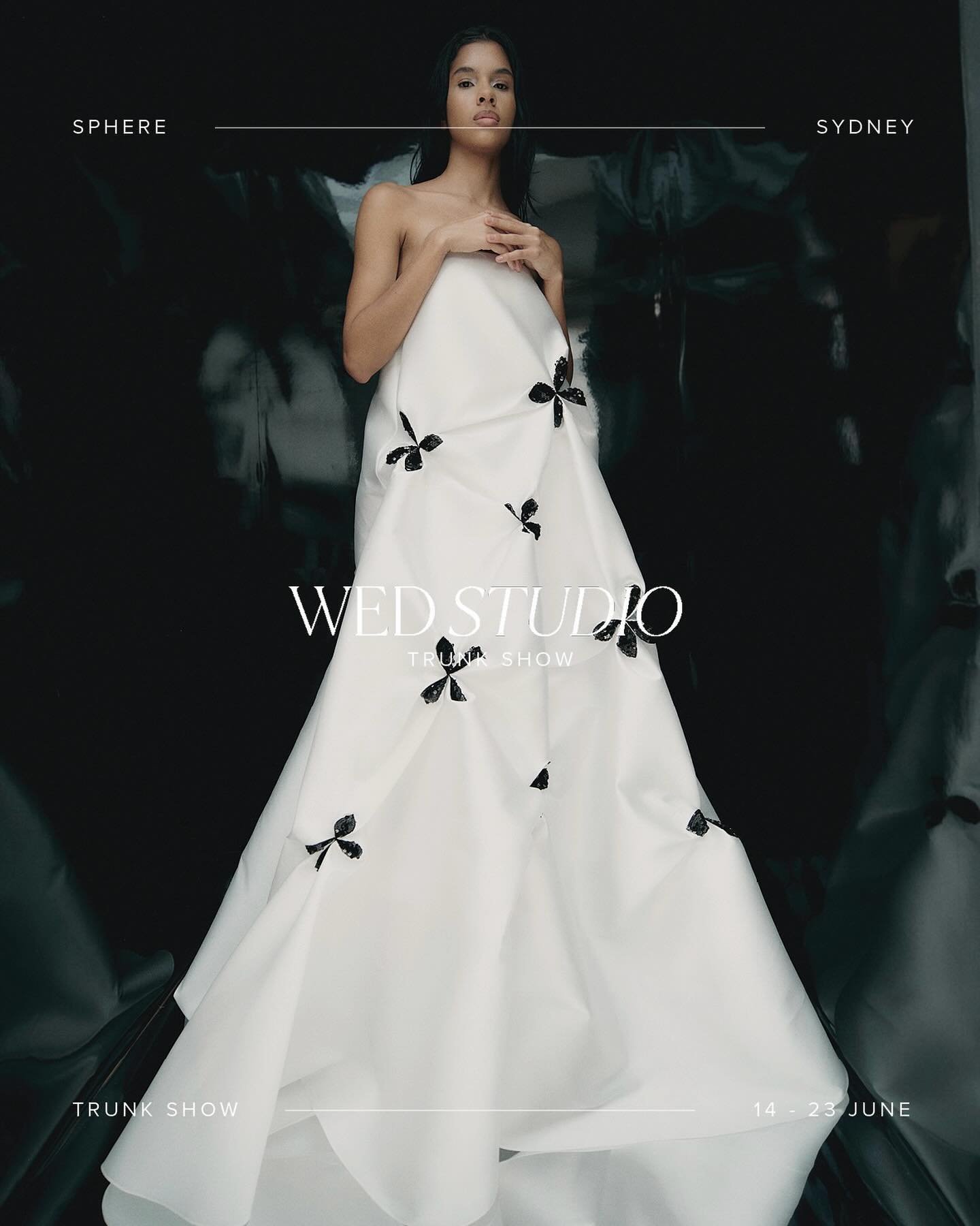 WED STUDIO TRUNK SHOW &mdash;&mdash; Making their Australian debut, UK designer @wedstudio_ at Sphere Bridal Gallery next month! Renowned for their chic, unconventional design approach and redefining the bridal landscape, this is one not to be missed