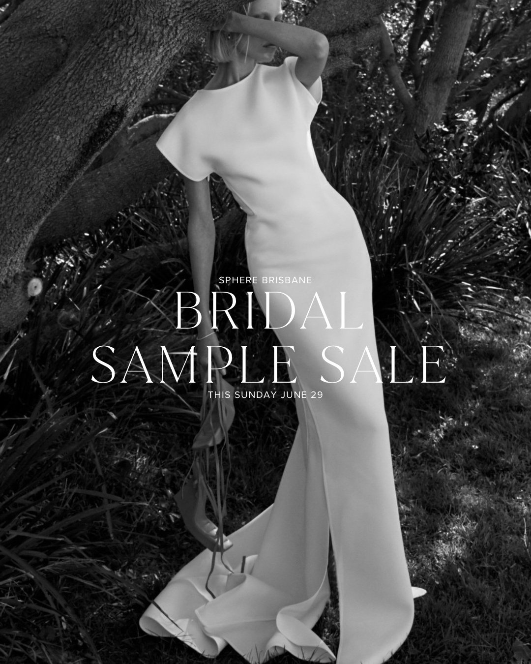 SAMPLE SALE &mdash; This Sunday only.⁠
⁠
Our most anticipated event of the year returns to our Brisbane gallery this Sunday 29 June, 10am&ndash;2pm. No appointment required.⁠
⁠
Expect coveted gowns from leading Australian and international designers,