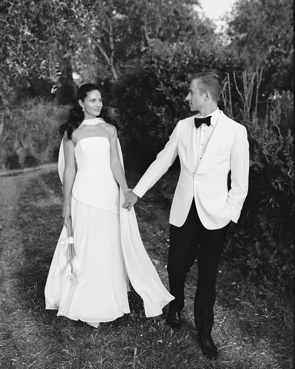 SPHERE BRIDE &mdash; Moments with the @sophieetvoilabridal Julie gown on beautiful bride Lauren, an understated yet fashion forward silhouette for the modern bride. Explore, fit and order Sophie et Voila in our Brisbane and Sydney galleries by bookin