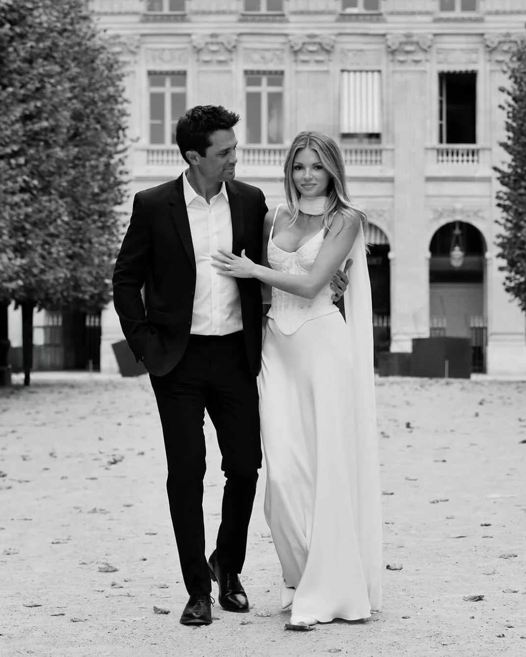 REAL BRIDE &mdash; Gorgeous NASCAR host @al_weave channelling vintage elegance in the @selinemeisler.nyc Laine corset, Emily skirt and Josephine scarf. Available in our Brisbane gallery, explore, fit and order our full Seline Meisler collection by bo