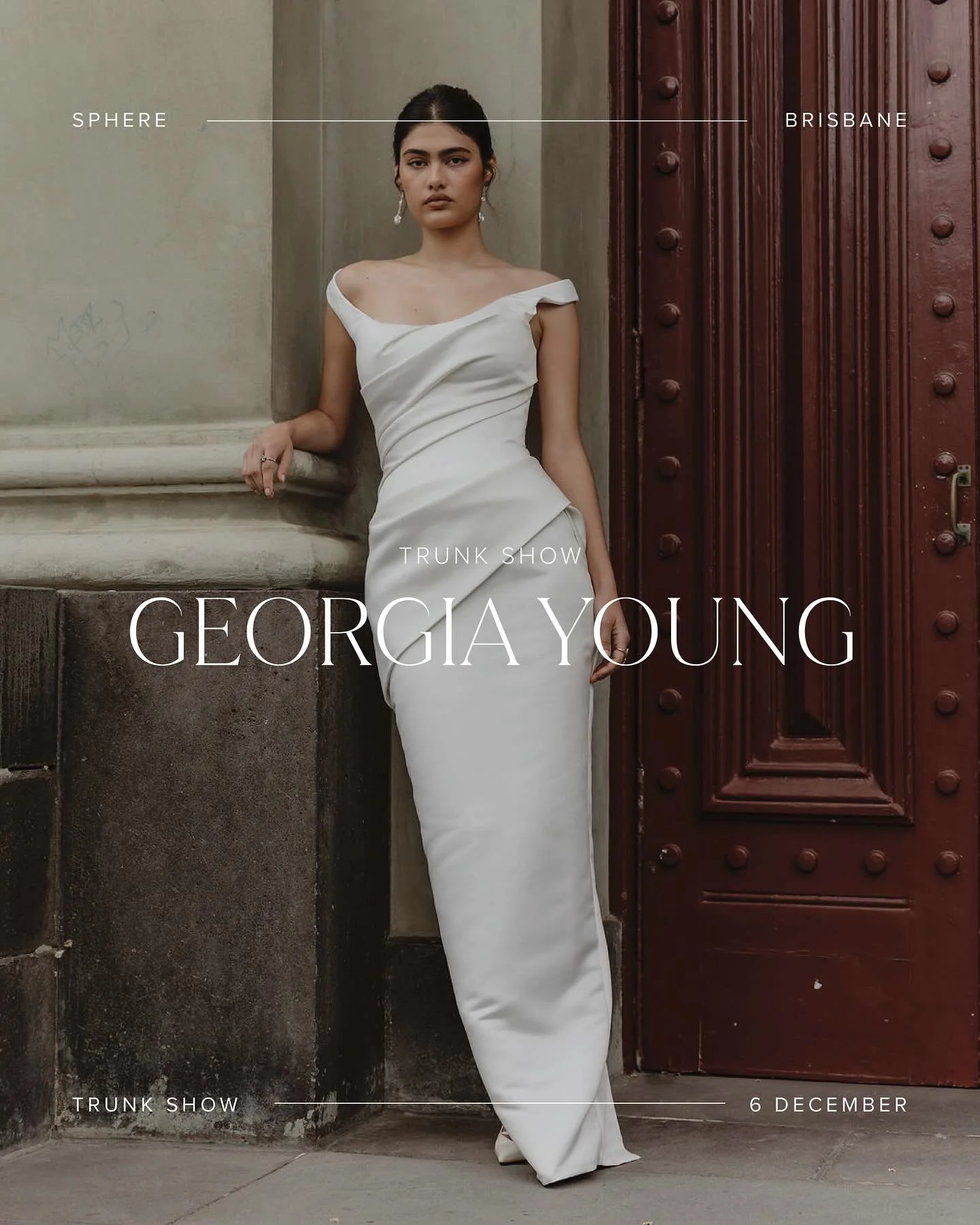 Join designer @georgiayoungcouture in a special one-on-one appointment to explore, fit and order the new &lsquo;Everything is Romantic&rsquo; 2026 collection. An ode to modern romance and sculptural beauty &mdash; the new eight piece collection embod