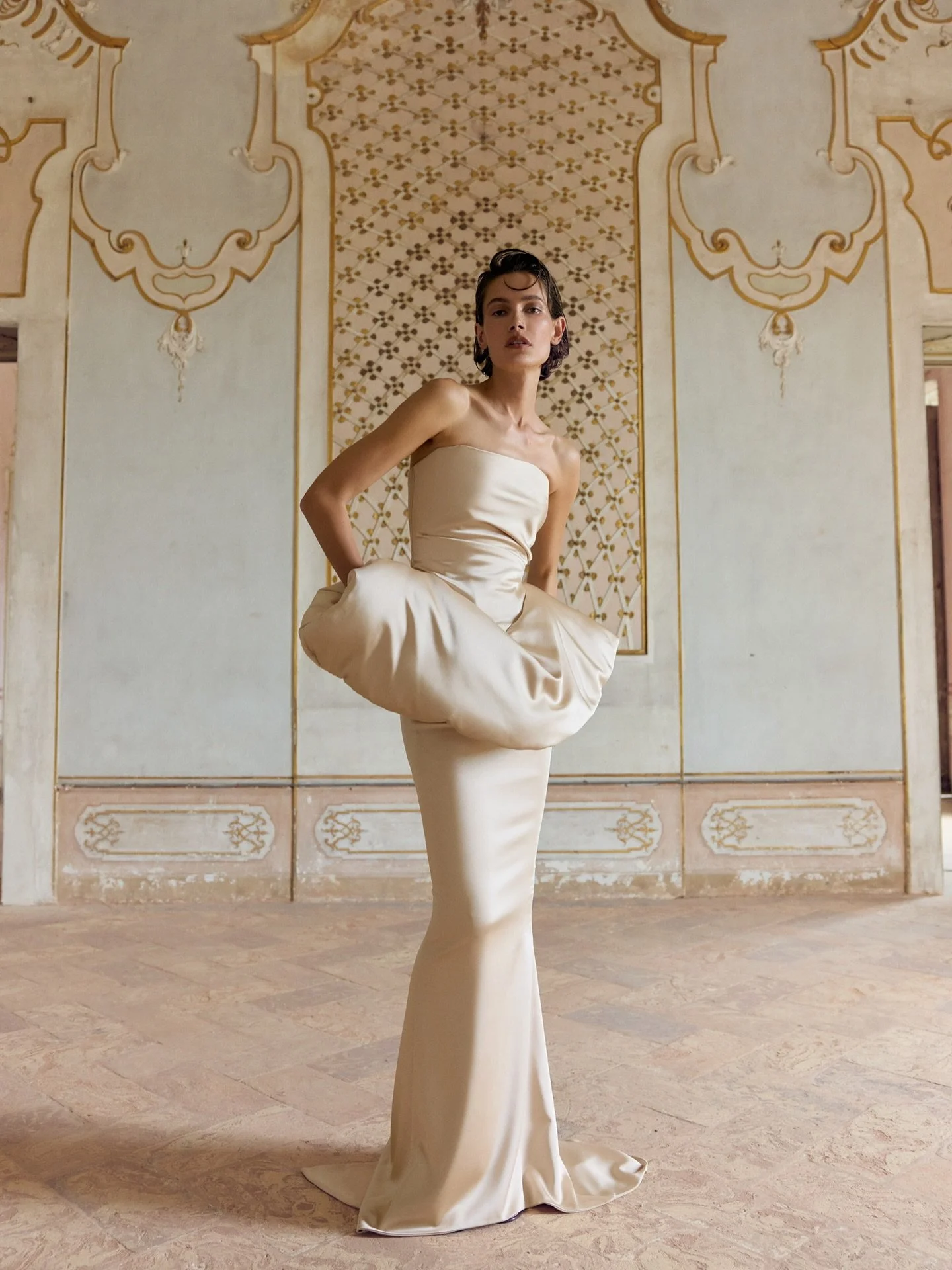 INTRODUCING BALYKINA 

Alina Balykina brings a chic, modern vision to bridal fashion &mdash; a curated collection of event-wear pieces designed for every moment of your bridal era. 

Timeless silhouettes, refined details, and exceptional craftsmanshi