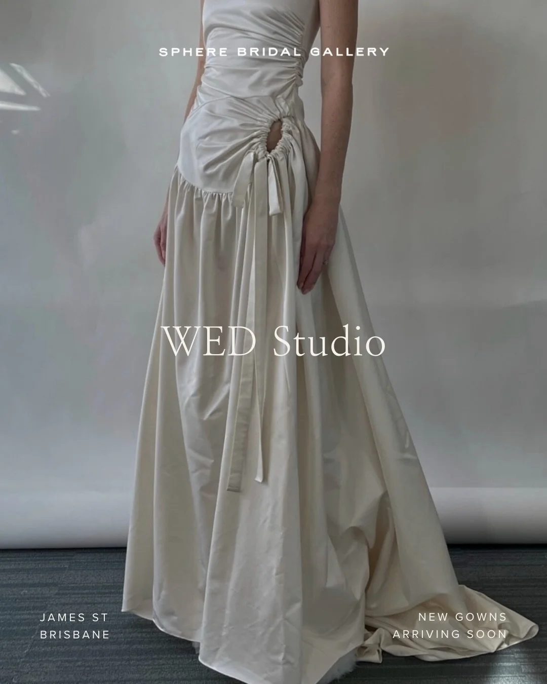 NEW WED &mdash; @wedstudio_ gowns are arriving at Sphere soon.

WED Studio brings a visionary, rebellious spirit to bridalwear, fusing couture-level craftsmanship with contemporary design principles. After meeting at the renowned Central Saint Martin
