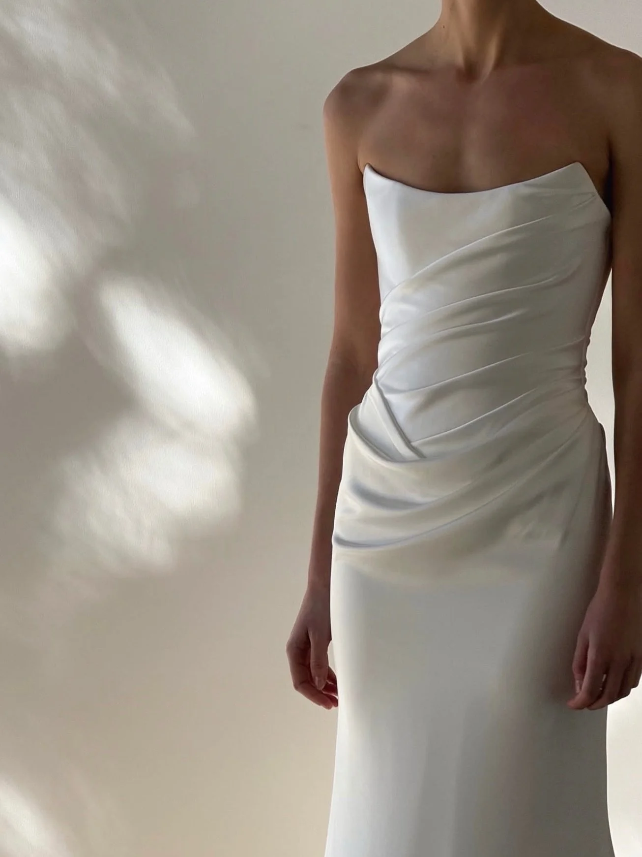 KYHA BRIDE &mdash; Draping becomes an art form in the Iver gown. 

The @kyhabride Sale is live. Shop 20% off KYHA gowns at Sphere James Street.

Book now to secure your appointment. Sale expires end of March. 

Terms &amp; Conditions apply.