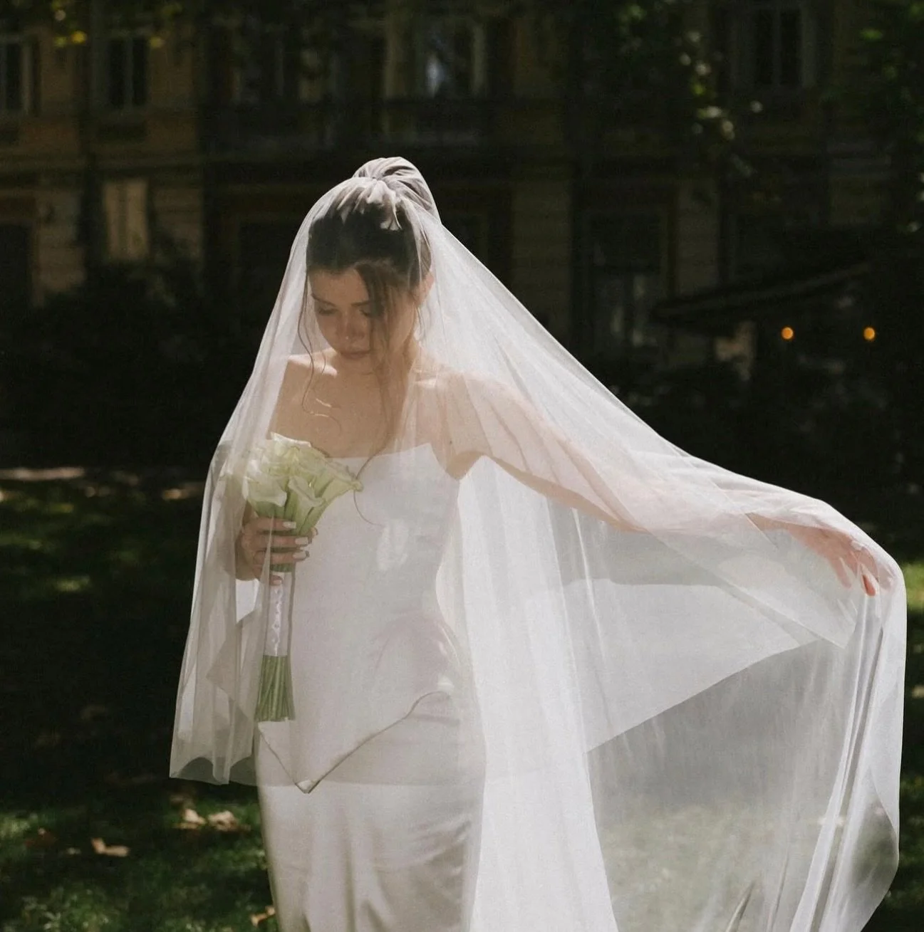 BALYKINA &mdash; Channeling old Hollywood glam with timeless silhouettes as seen on @morozalexalex in the Eva Corset and Soft Satin Skirt. 

Our @balykinabride designs have a lead time of 4&ndash;6 weeks.

Explore the Sphere Balykina collection of ev