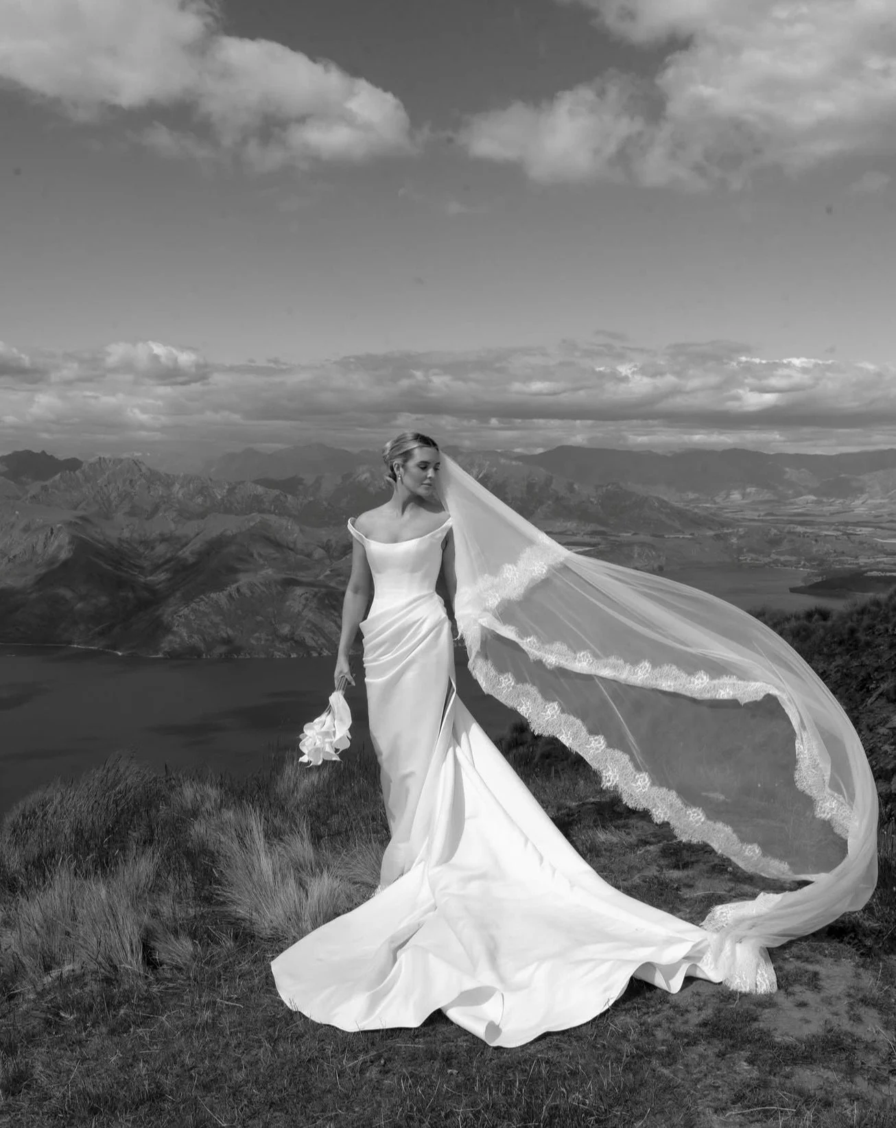 SPHERE BRIDE &mdash; Divine Sphere bride @badgalmadmad wearing @kyhabride Winton gown at her picturesque New Zealand ceremony. 

Explore, fit and shop the new Kyha Chroma collection at our Brisbane gallery by booking an appointment via the link in ou