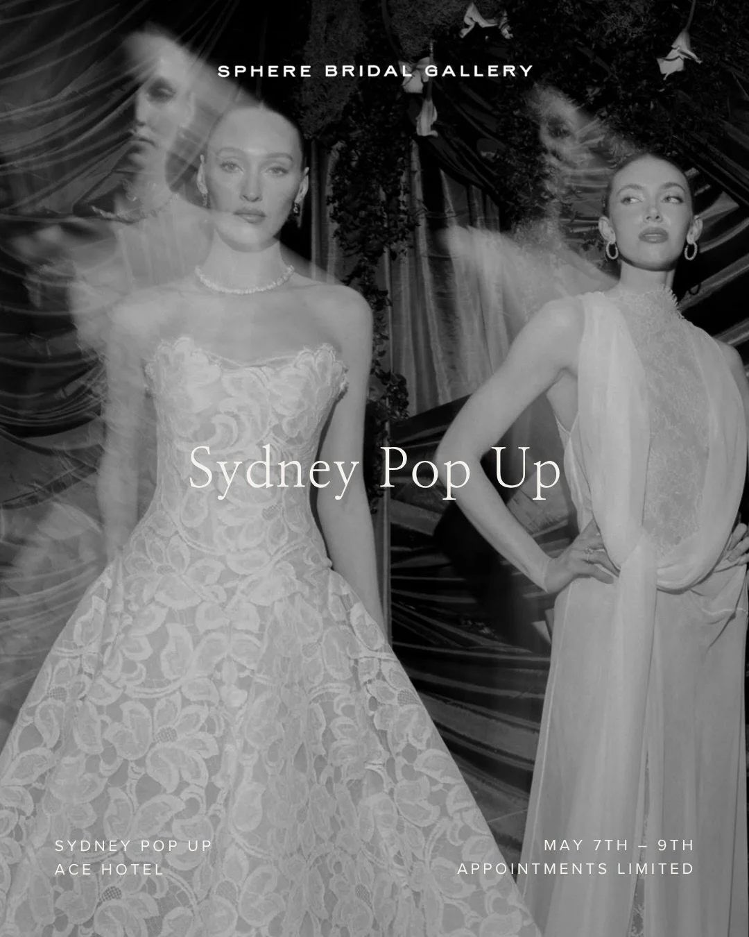 SYDNEY POP UP &mdash; Explore the latest collection of @katherinetash gowns at our appointment-only Sydney event May 7th &mdash; 9th. 

Also presenting a carefully curated edit of @noyeliyahu.bridal @selinemeisler.nyc @sophieetvoilabridal and @wedstu