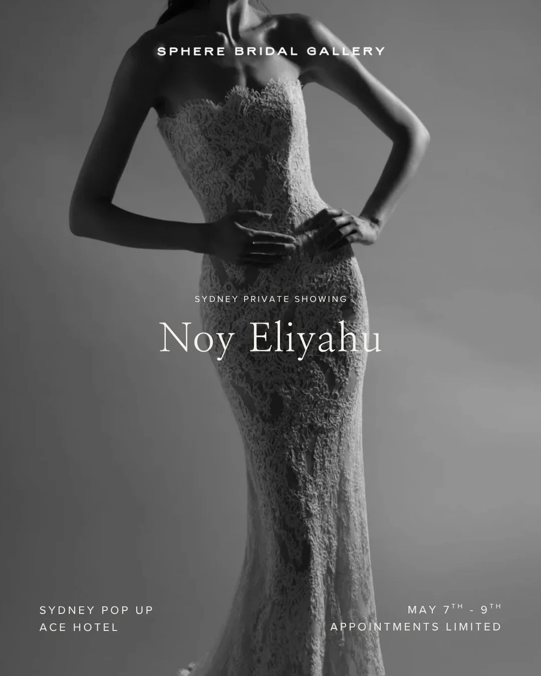 SYDNEY POP UP &mdash; APPOINTMENT ONLY MAY 7th &mdash; 9th

Our appointment-only Sydney Trunk Show will present a carefully curated edit of @noyeliyahu.bridal @katherinetash @selinemeisler.nyc @sophieetvoilabridal and @wedstudio_ 

Booking fee: $100,