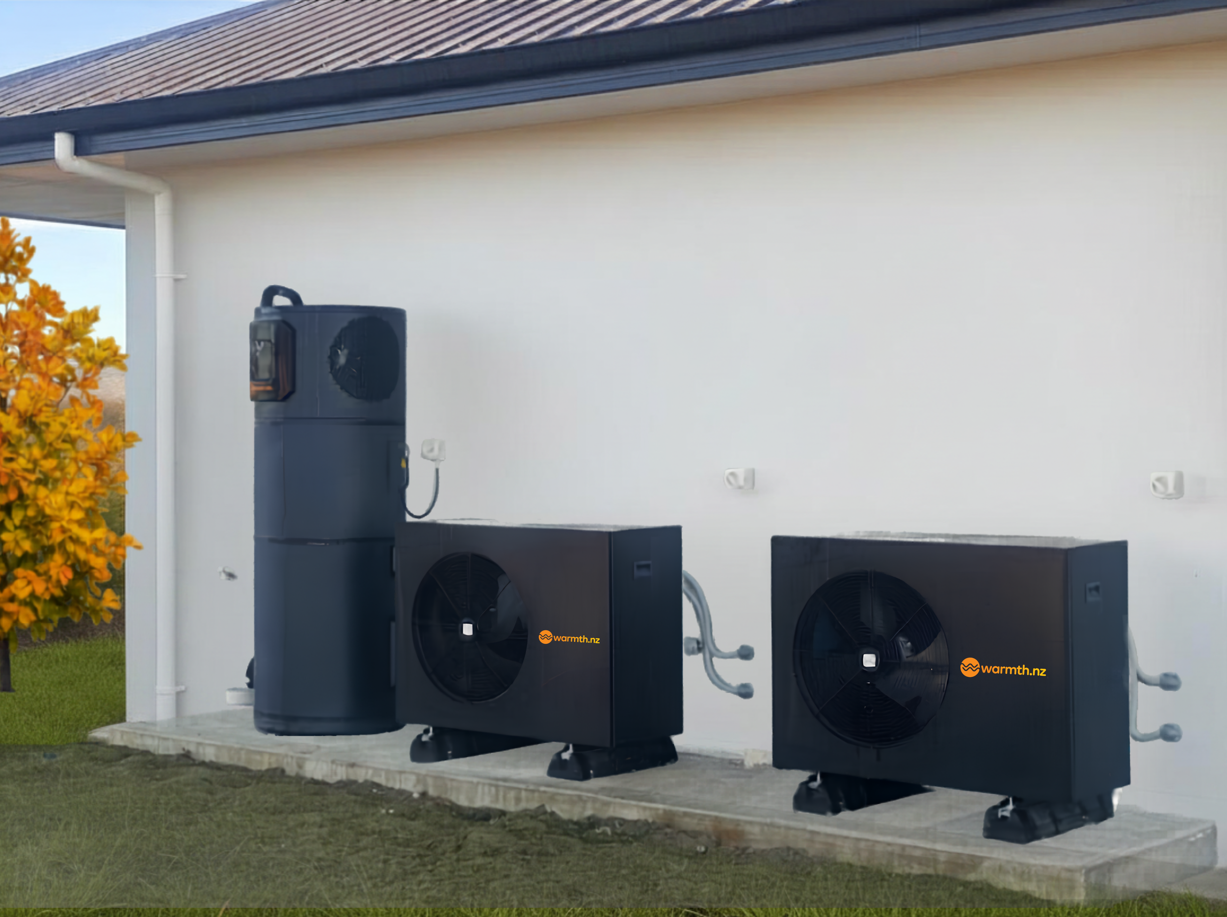 2in1, 2 R290 heatpumps