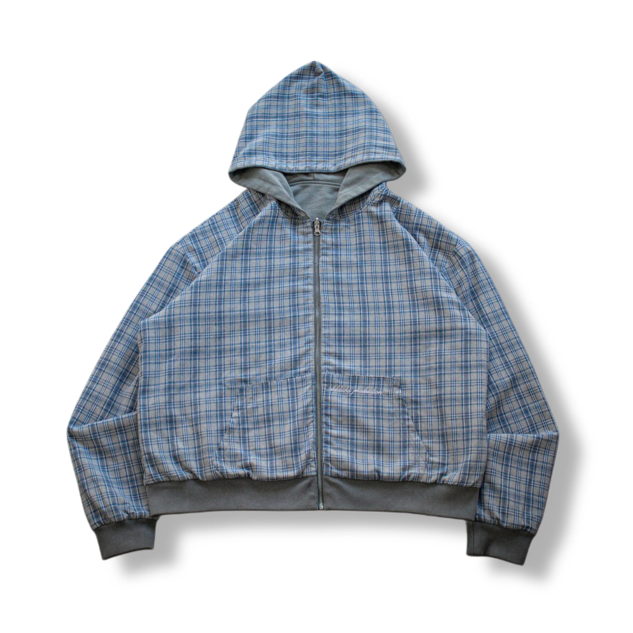 (partly cloudy reversible hoodie )