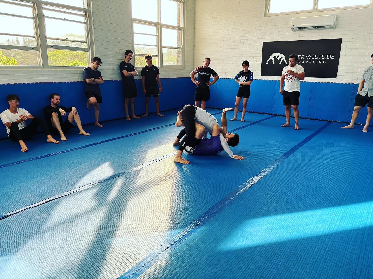 Monday night sweeps with coach Dan! We are open till the 23rd of December, come down for a free trial this week!