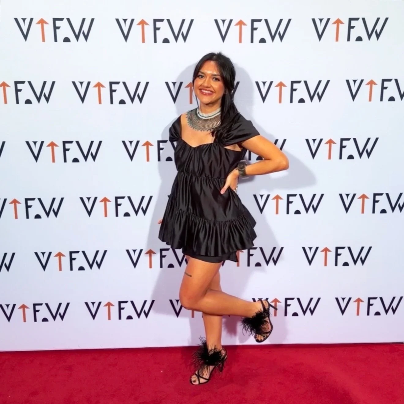 VIFW wearing @beadworkbyjj &amp; preloved @simonerocha_ ! 

I once was a kid obsessed with fashion television, dreaming about my future and the outfits I&rsquo;d get to wear. I&rsquo;m so proud of the life I&rsquo;ve built, I&rsquo;ve survived so muc