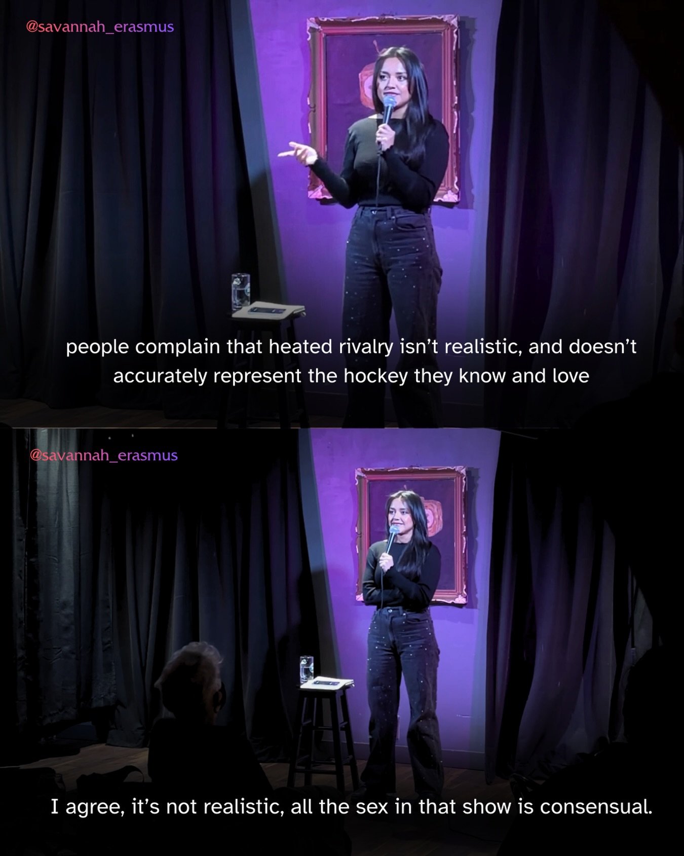 the people yearn for heated rivalry jokes 

see you at @camp_comedy! apart of just for laughs vancouver: best of the west, presented by sirius xm for the third time!💋🍸😈

🗓️ feb 12, 2026 ⏰ 8:30pm
📍projection room @ 2321 main st
🎟️ $21 online/$25