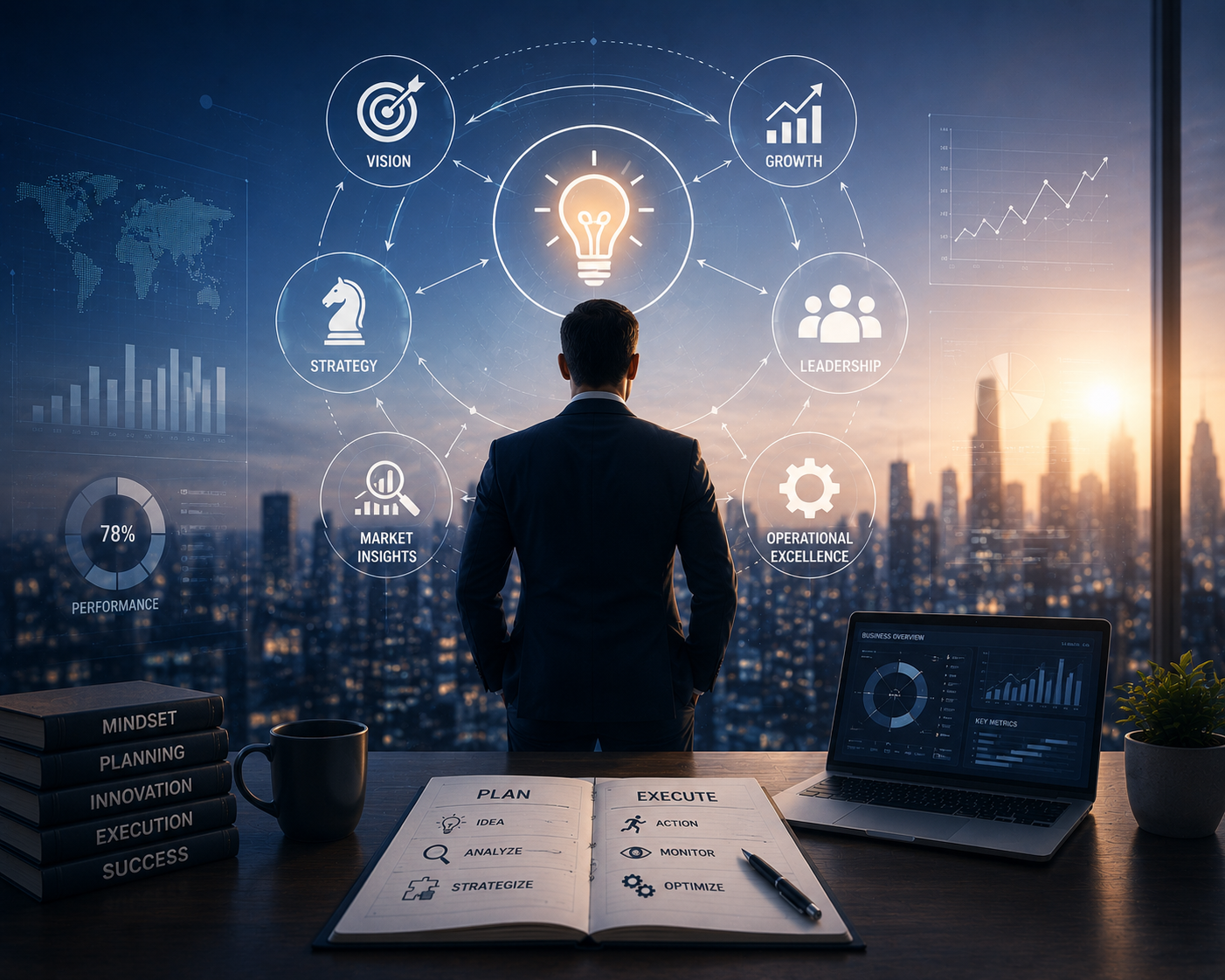 The Entrepreneur’s Blueprint to Success: Leveraging Comprehensive Strategies for Business Excellence&nbsp;