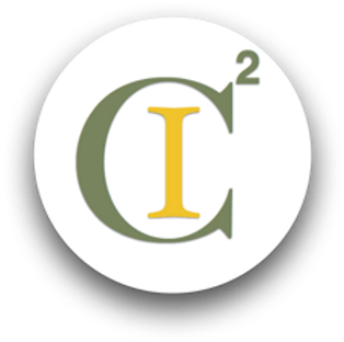 Logo with green 'C' and yellow 'I'