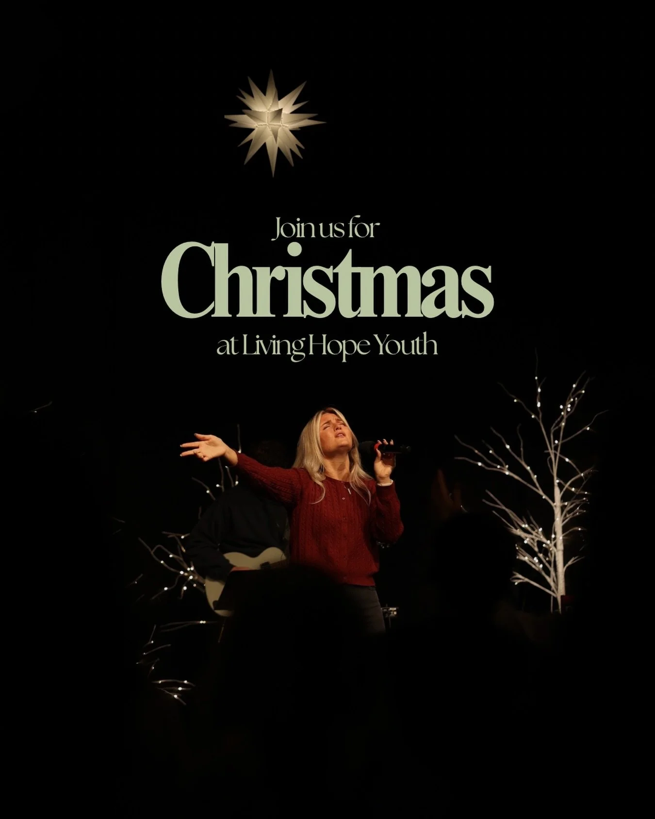 We kick off our Christmas sermon series tonight at 7:00. See you here 🎄