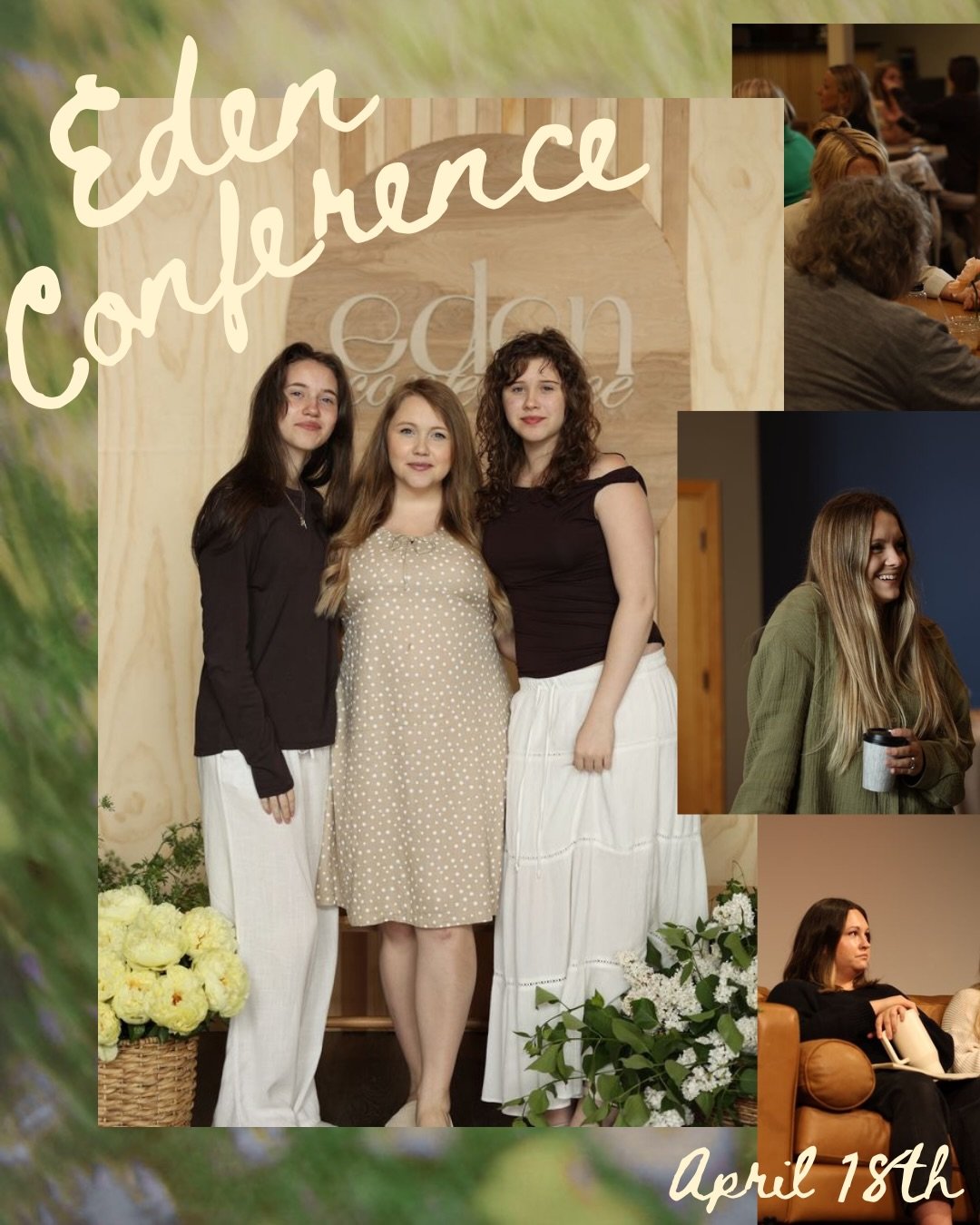 We are 10 DAYS away from Eden! 🌼✨

We&rsquo;re so excited for our Eden Market + Live Panel with our guest speaker, Liz Sheets @320wellness 

Register before April 11th to enter our raffle giveaway! 
We can&rsquo;t wait to see you there! 🤩